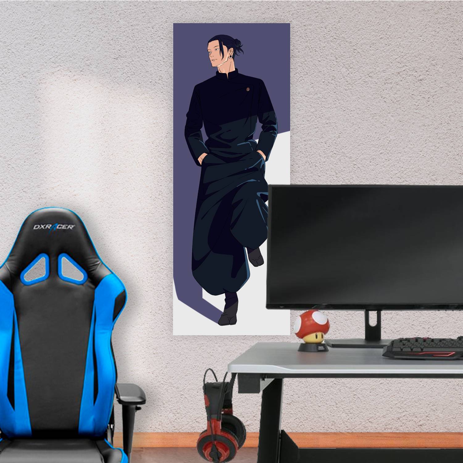 Cuadro grande 30x80cm Geto Suguru Estudiante Jujutsu Kaisen