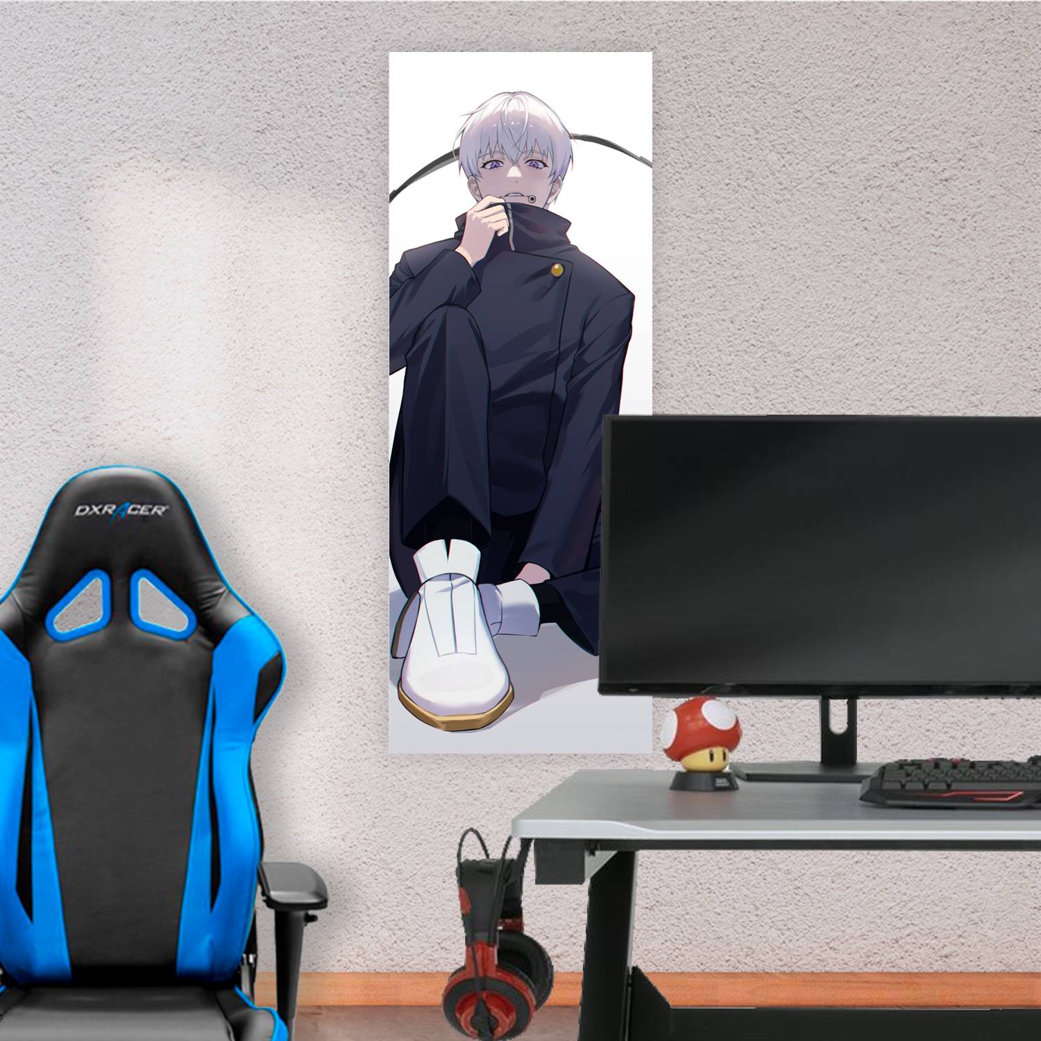 Cuadro grande 30x80cm Inumaki Toge Sentado Jujutsu Kaisen