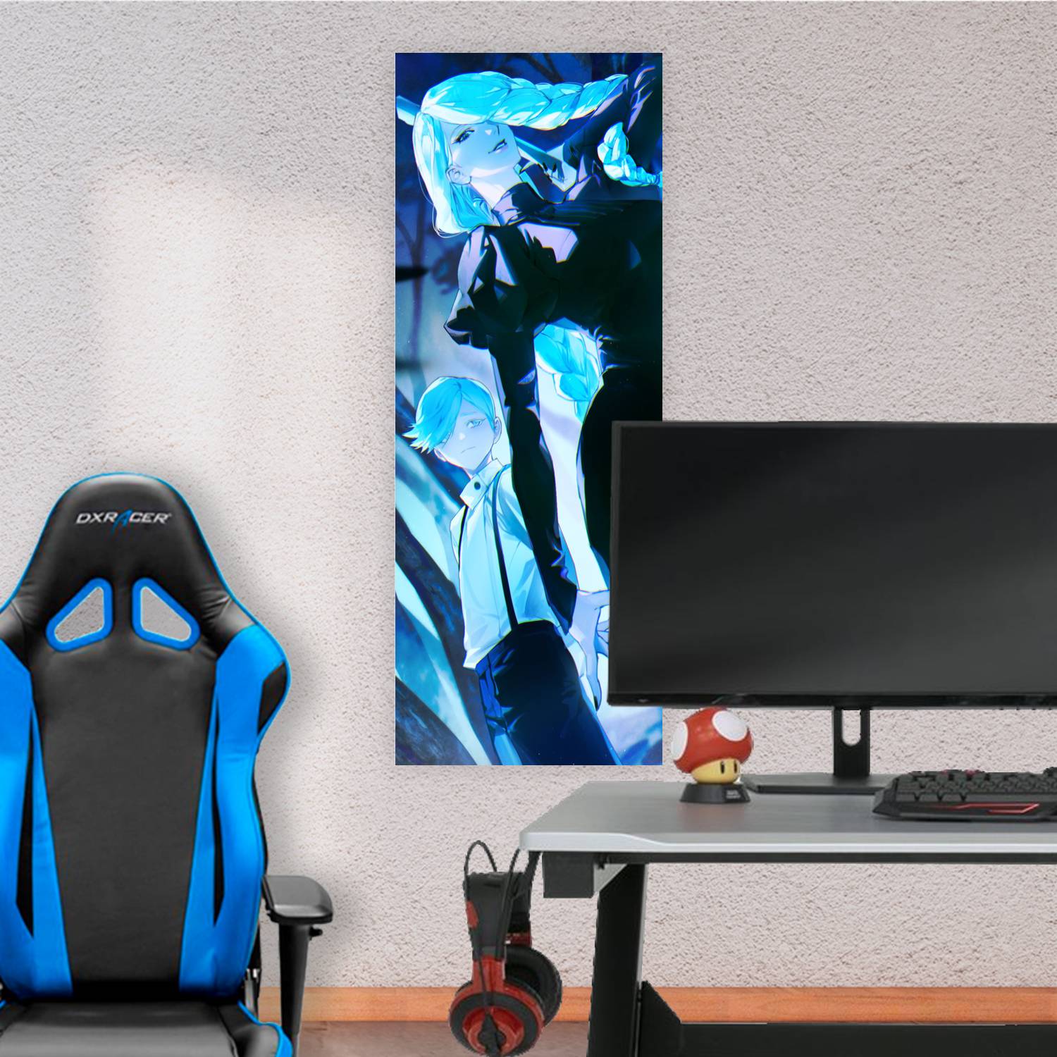 Cuadro grande 30x80cm Mei Mei y Ui Ui Jujutsu Kaisen