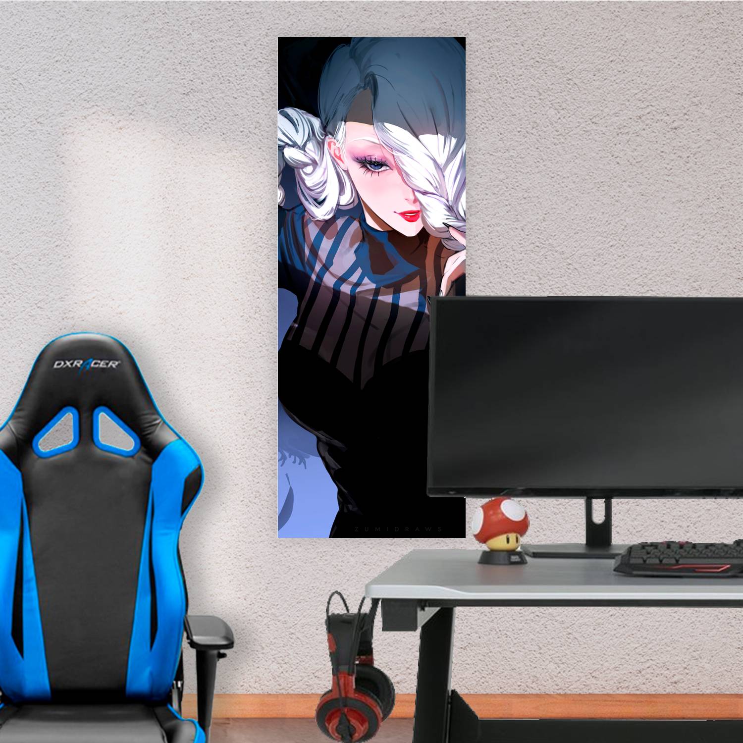 Cuadro grande 30x80cm Mei Mei Frente Jujutsu Kaisen