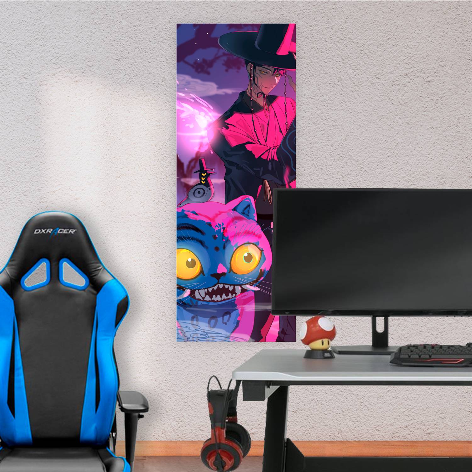 Cuadro grande 30x80cm Jinu Derpy y Sussie Kpop Demon Hunters