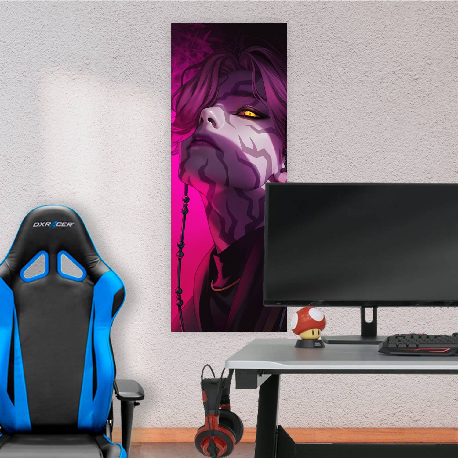 Cuadro grande 30x80cm Mystery Saja Kpop Demon Hunters