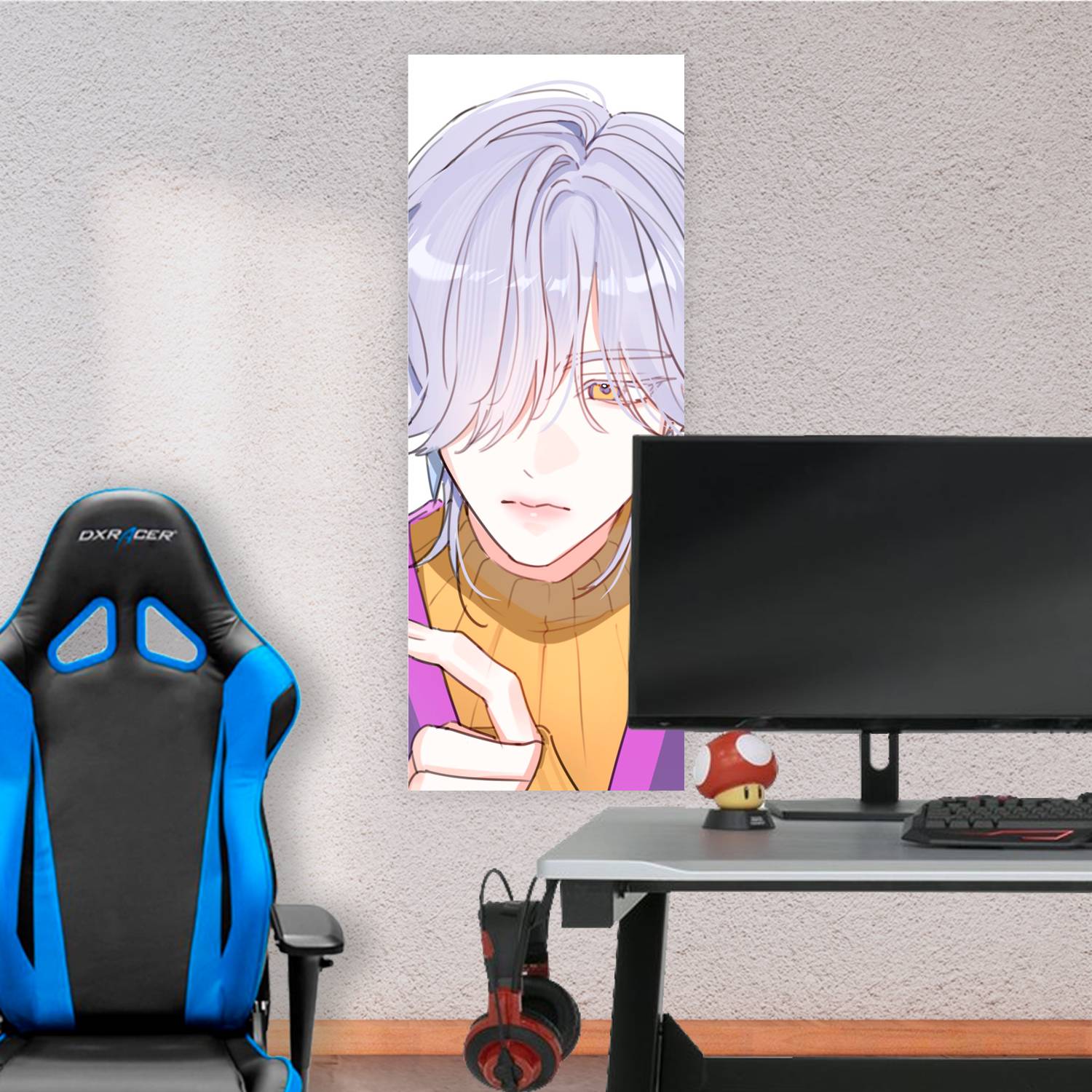 Cuadro grande 30x80cm Mystery Saja Humano Kpop Demon Hunters