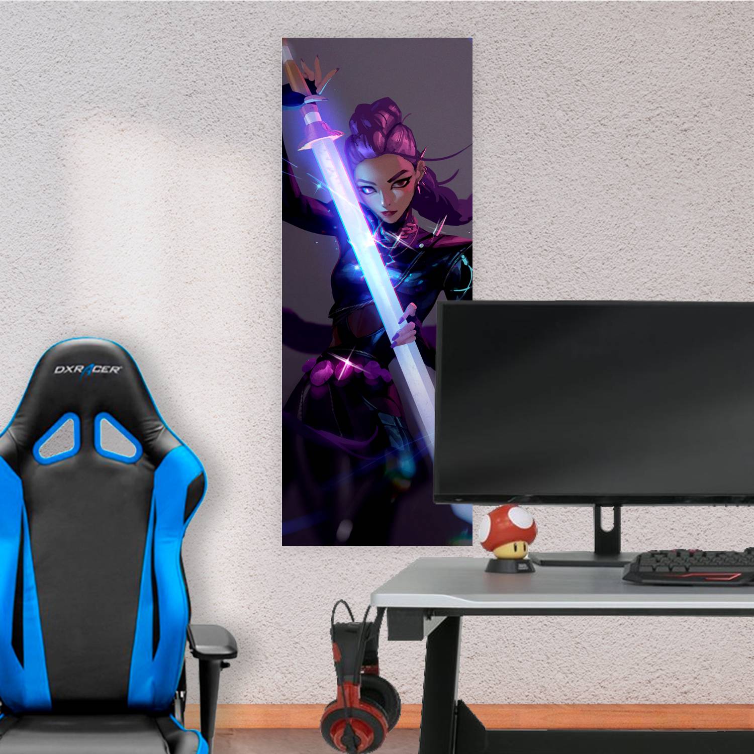 Cuadro grande 30x80cm Rumi Espada Kpop Demon Hunters