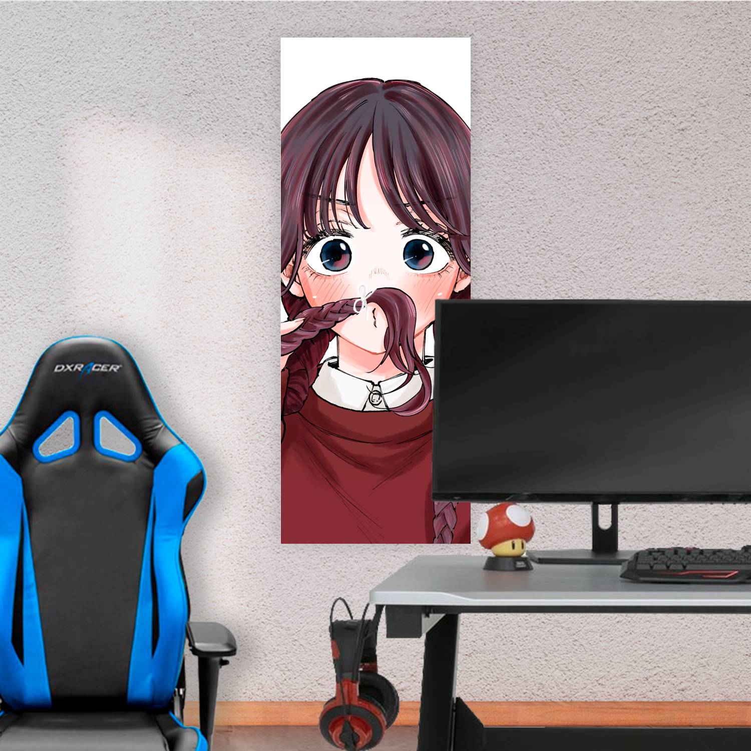 Cuadro grande 30x80cm Kaoruko bigotito Kaoru Hana wa Rin to Saku