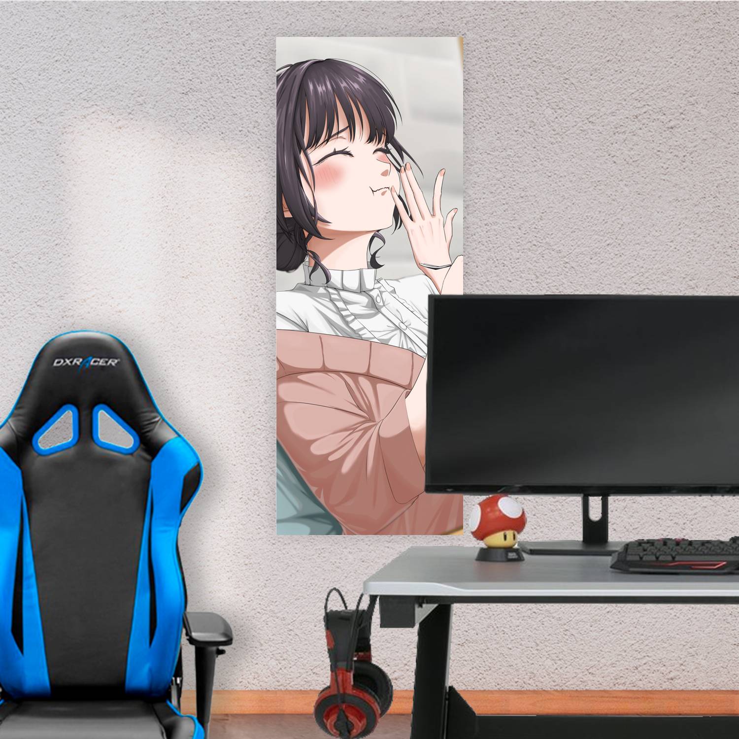 Cuadro grande 30x80cm Kaoruko Comiendo Kaoru Hana wa Rin to Saku
