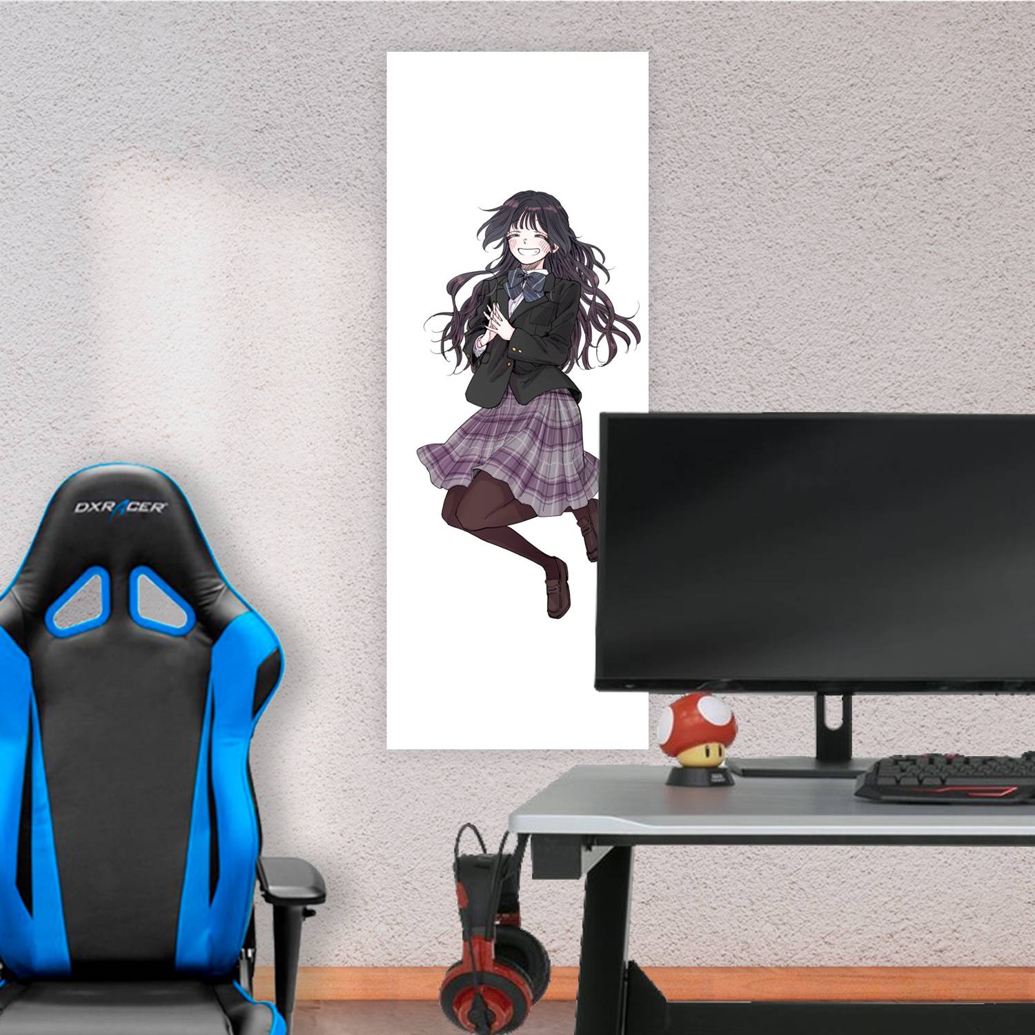 Cuadro grande 30x80cm Kaoruko Waguri Saltando Kaoru Hana wa Rin to Saku