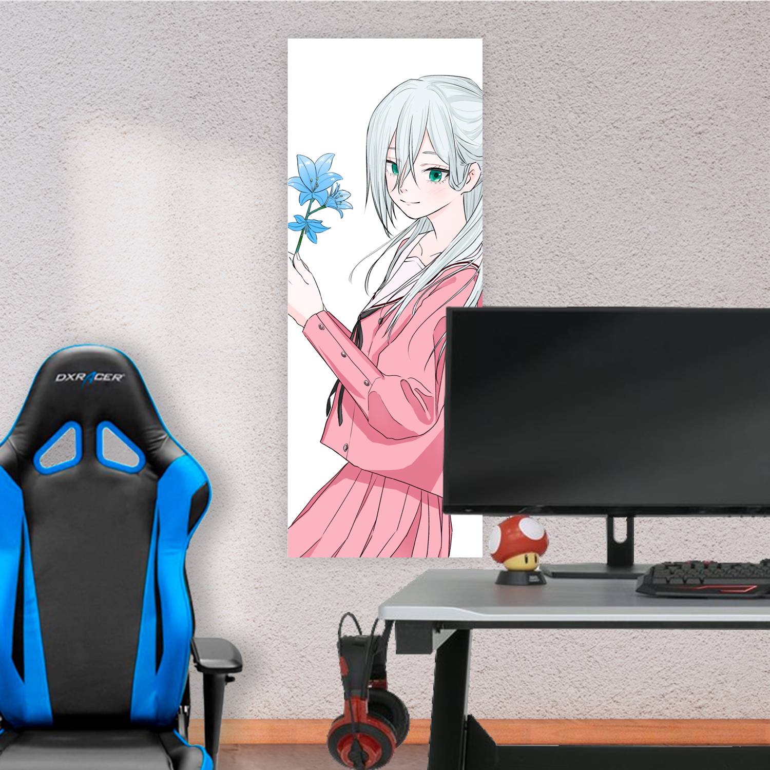 Cuadro grande 30x80cm Hoshina Flor Kaoru Hana wa Rin to Saku