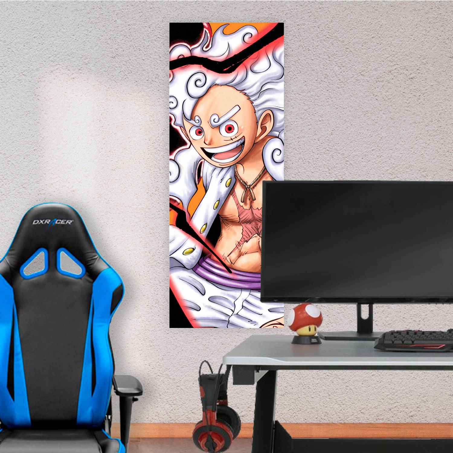 Cuadro grande 30x80cm Monkey D Luffy G5 Riendo One Piece