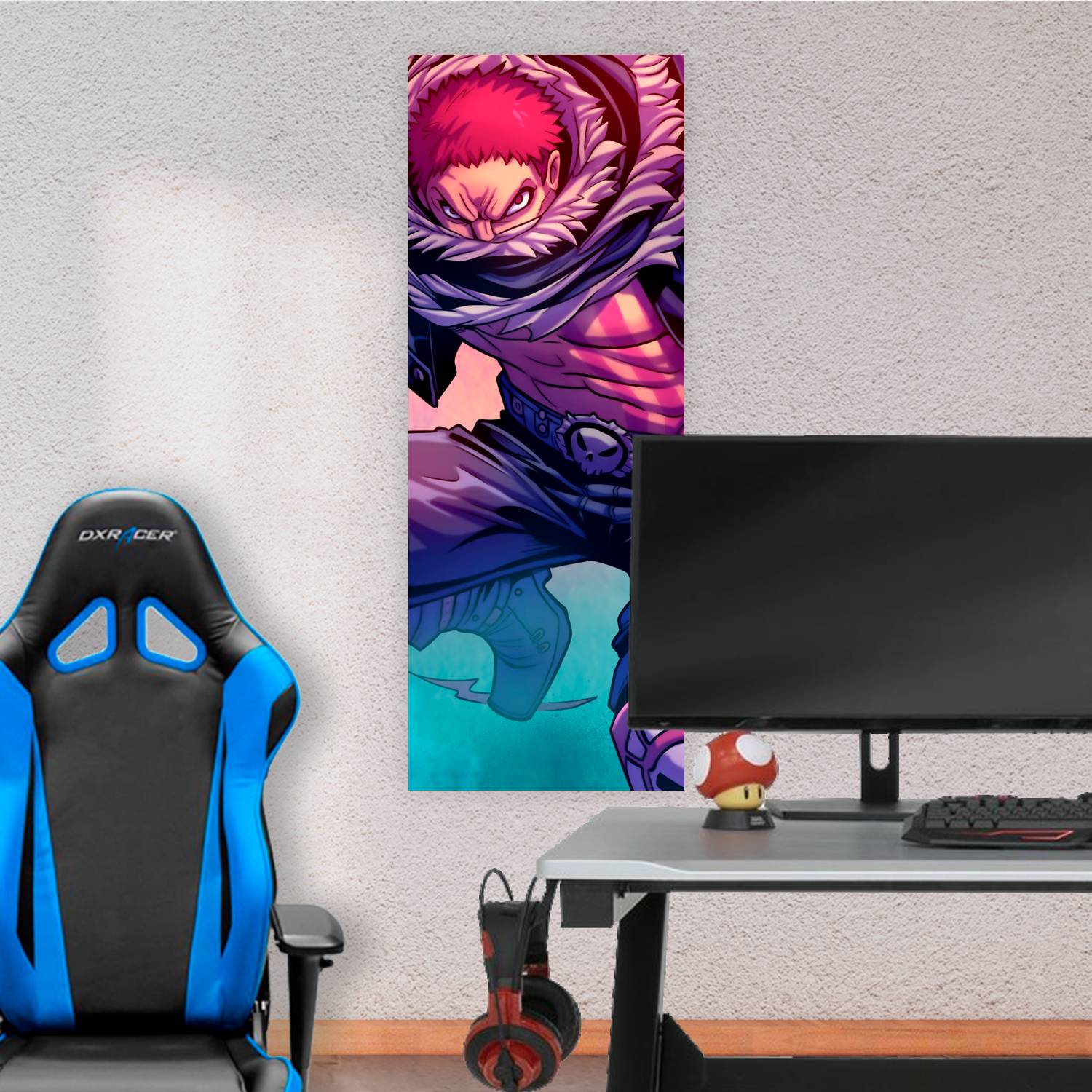 Cuadro grande 30x80cm Charlotte Katakuri Ataque One Piece