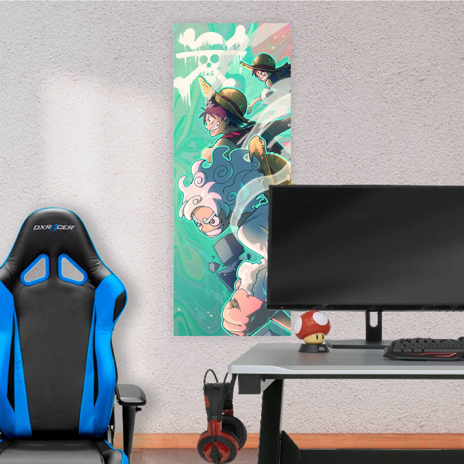 Cuadro grande 30x80cm Luffy Etapas One Piece