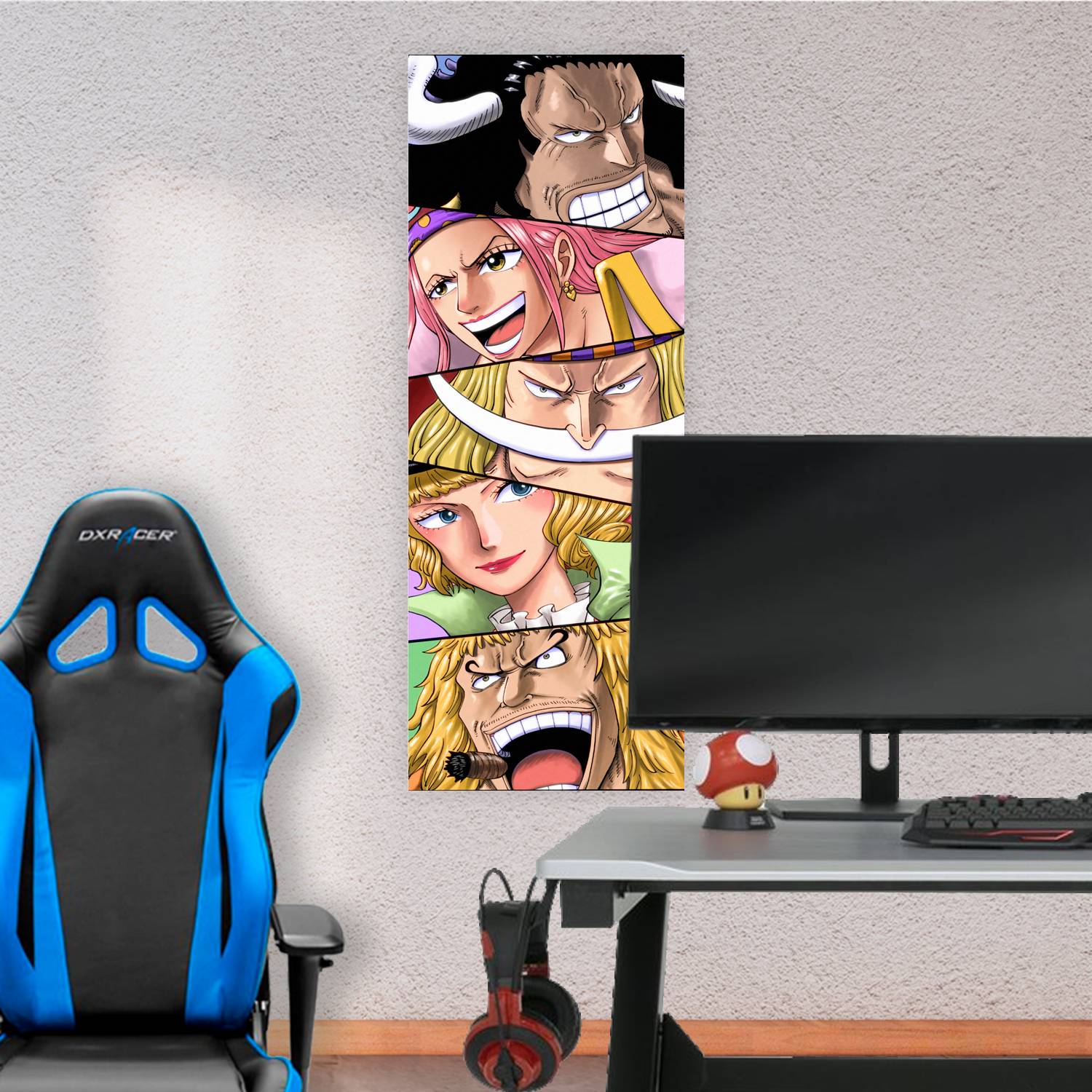 Cuadro grande 30x80cm Piratas Rocks One Piece