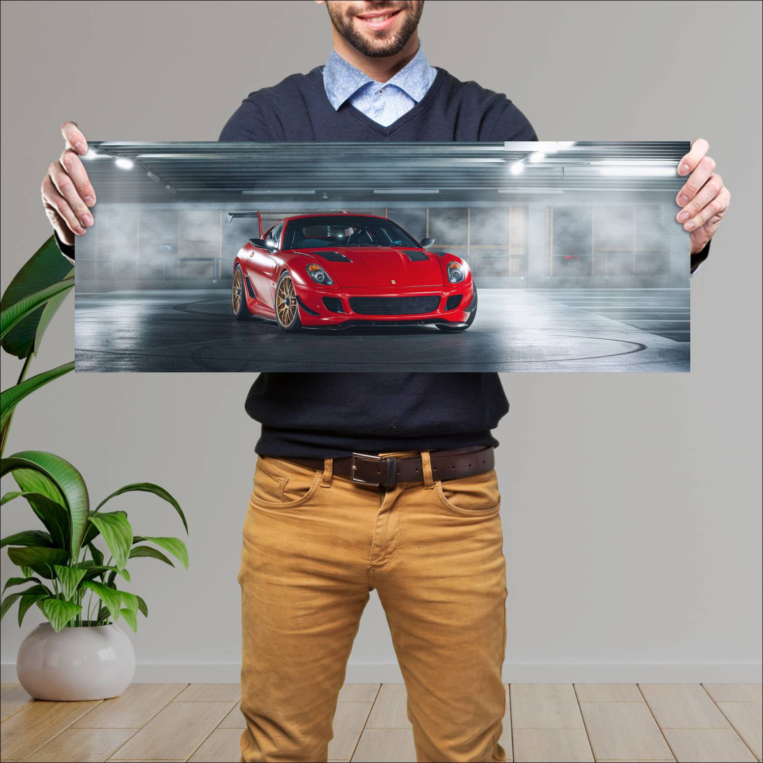 Cuadro grande 30x80cm 2025 Talos XXT 001 Talos