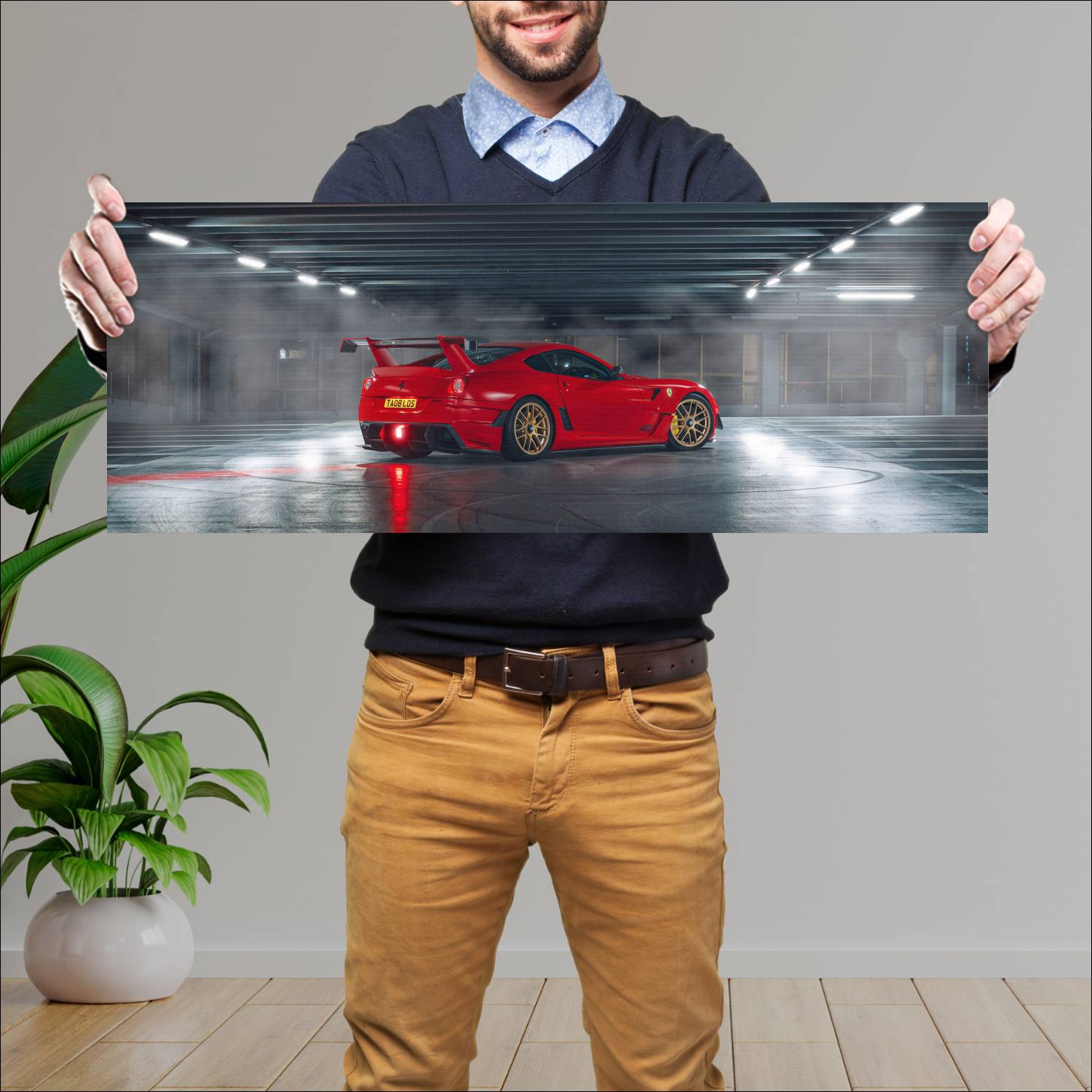 Cuadro grande 30x80cm 2025 Talos XXT 002 Talos