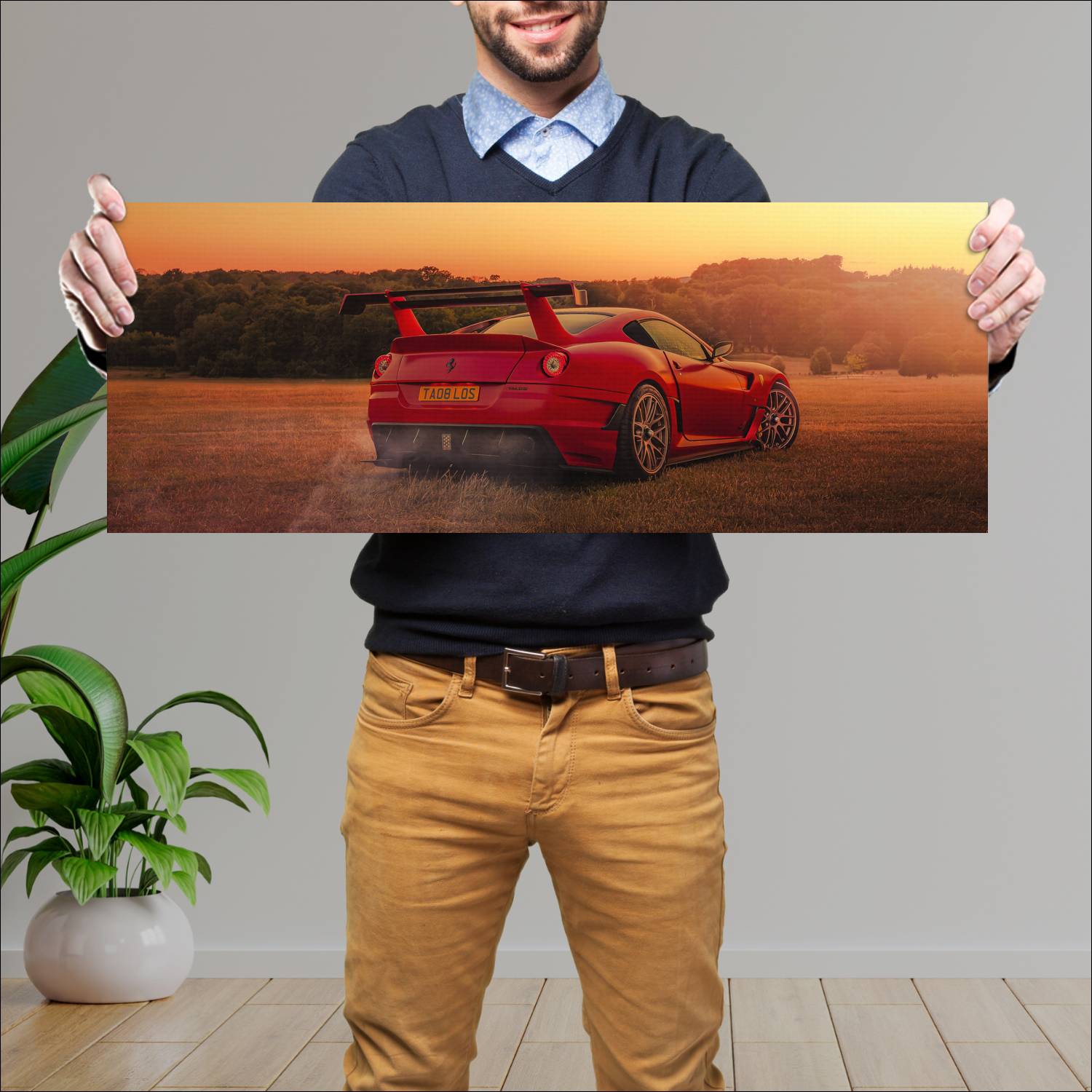 Cuadro grande 30x80cm 2025 Talos XXT 003 Talos
