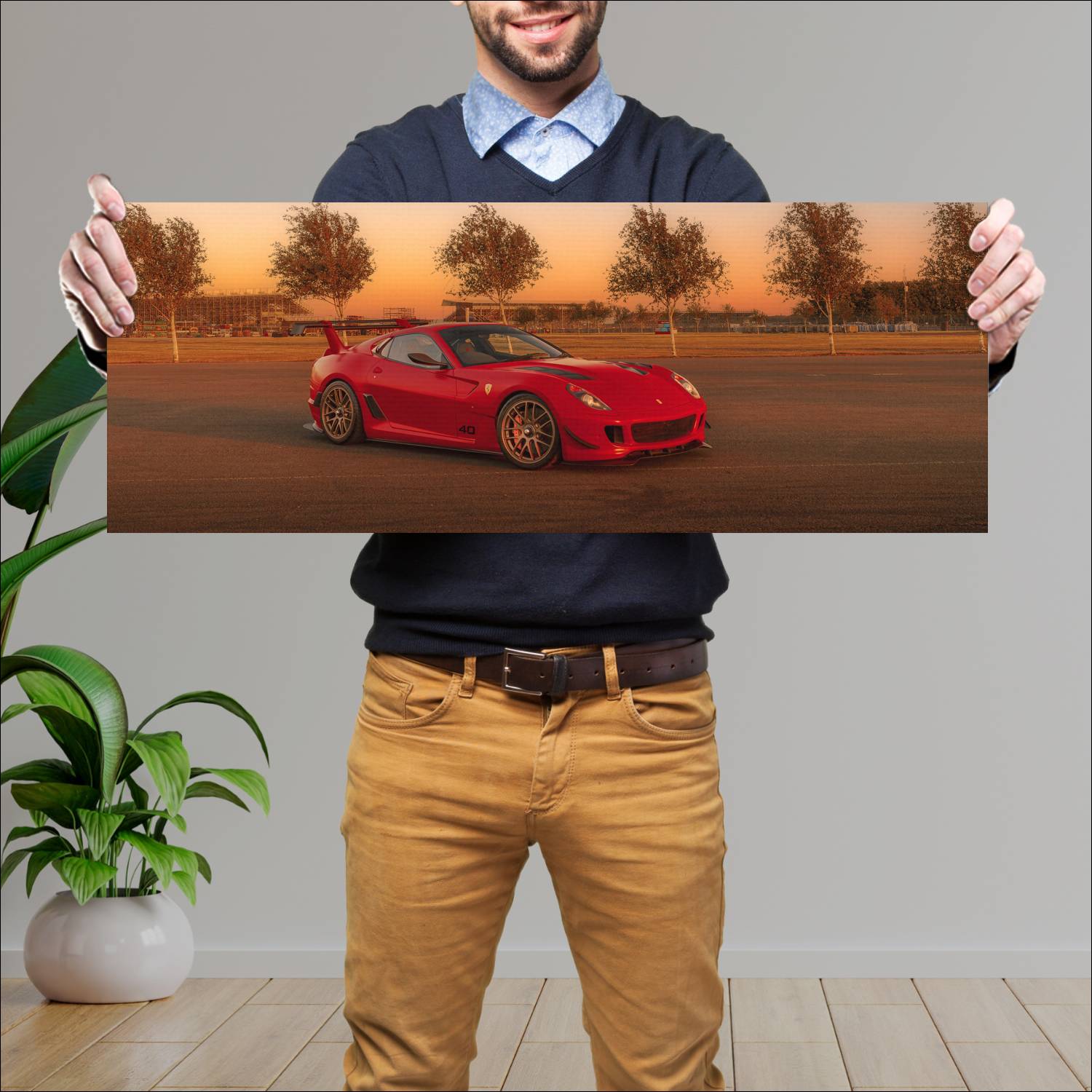 Cuadro grande 30x80cm 2025 Talos XXT 005 Talos