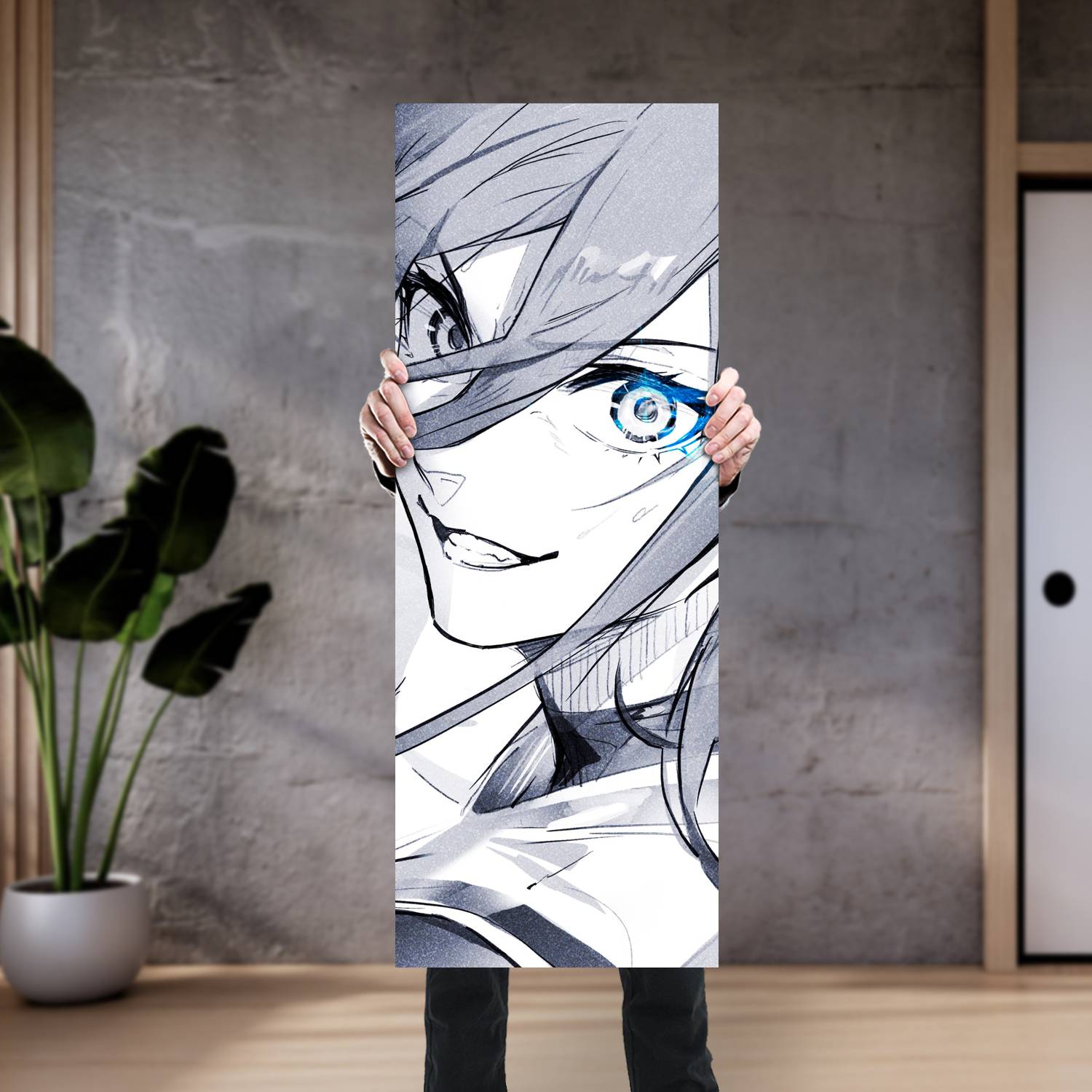 Cuadro grande 30x80cm Chigiri BL 025 Blue Lock