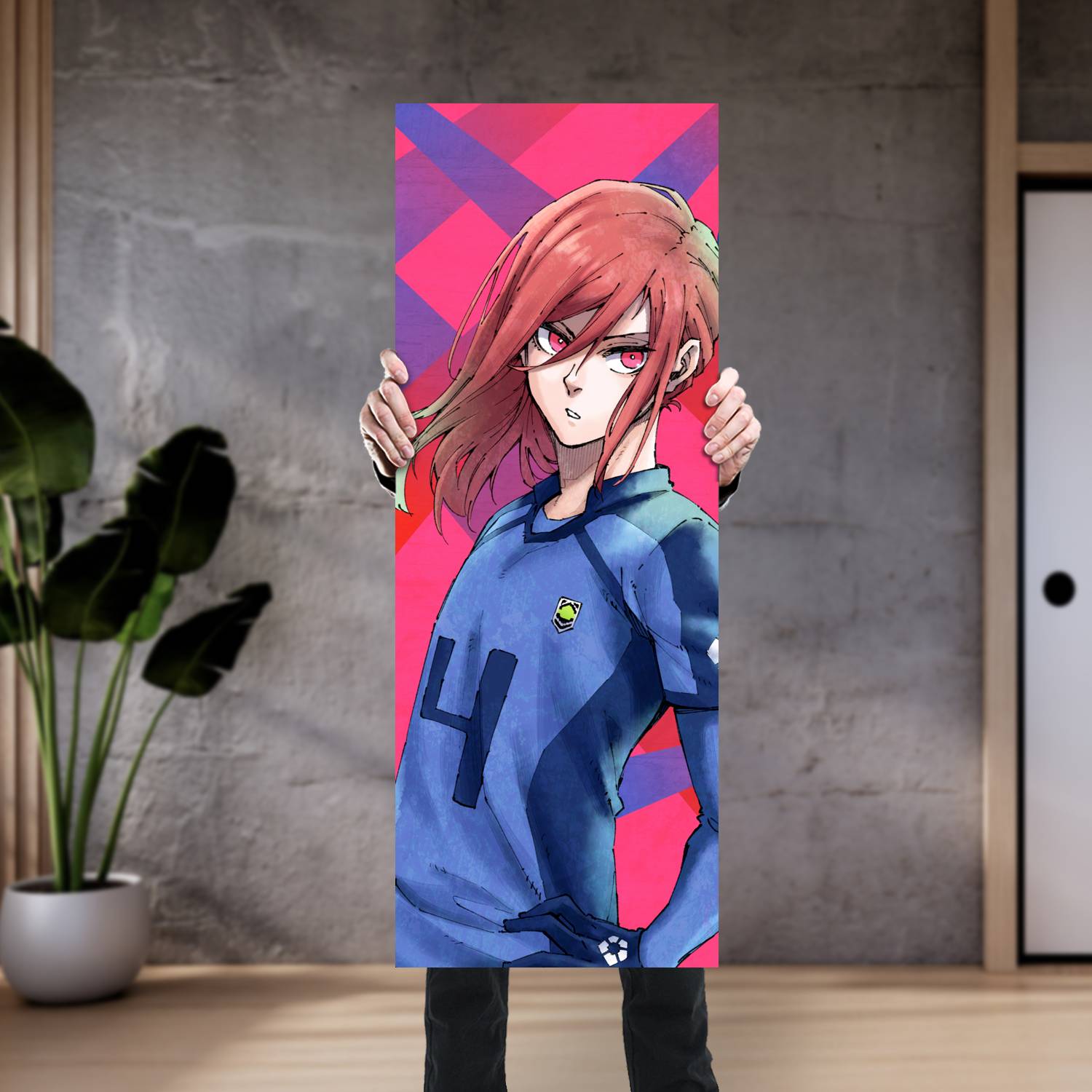 Cuadro grande 30x80cm Chigiri BL 026 Blue Lock