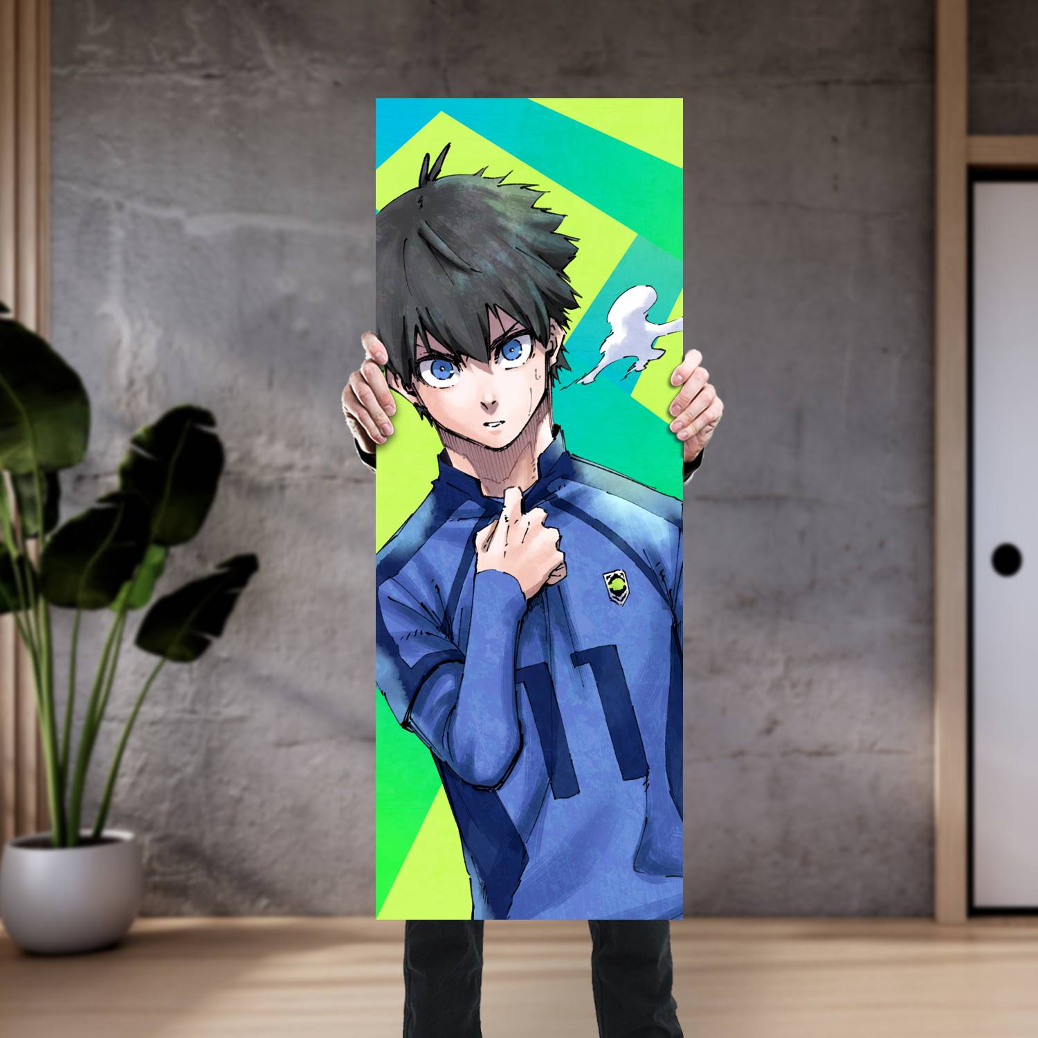 Cuadro grande 30x80cm Isagi BL 028 Blue Lock