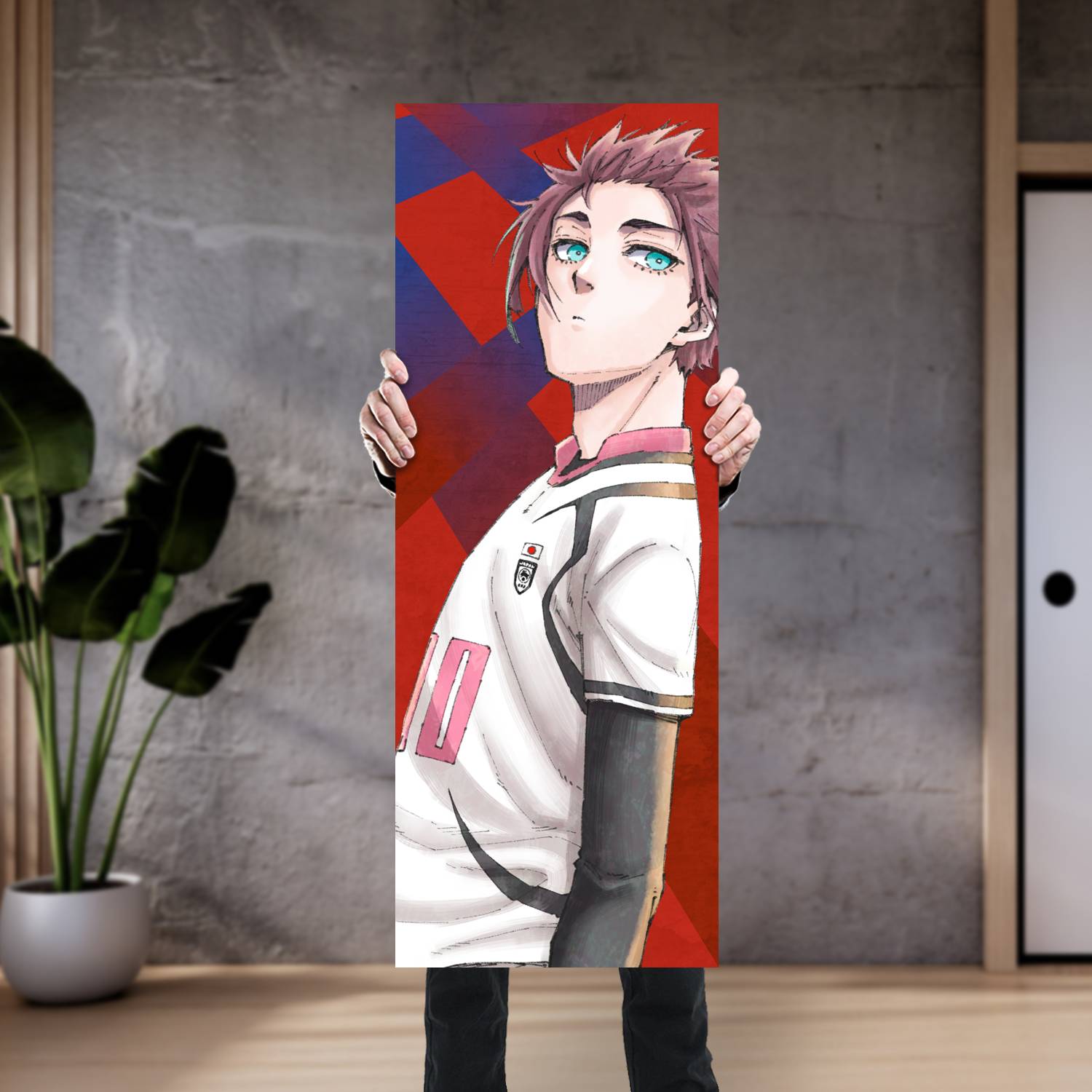 Cuadro grande 30x80cm Sae BL 032 Blue Lock