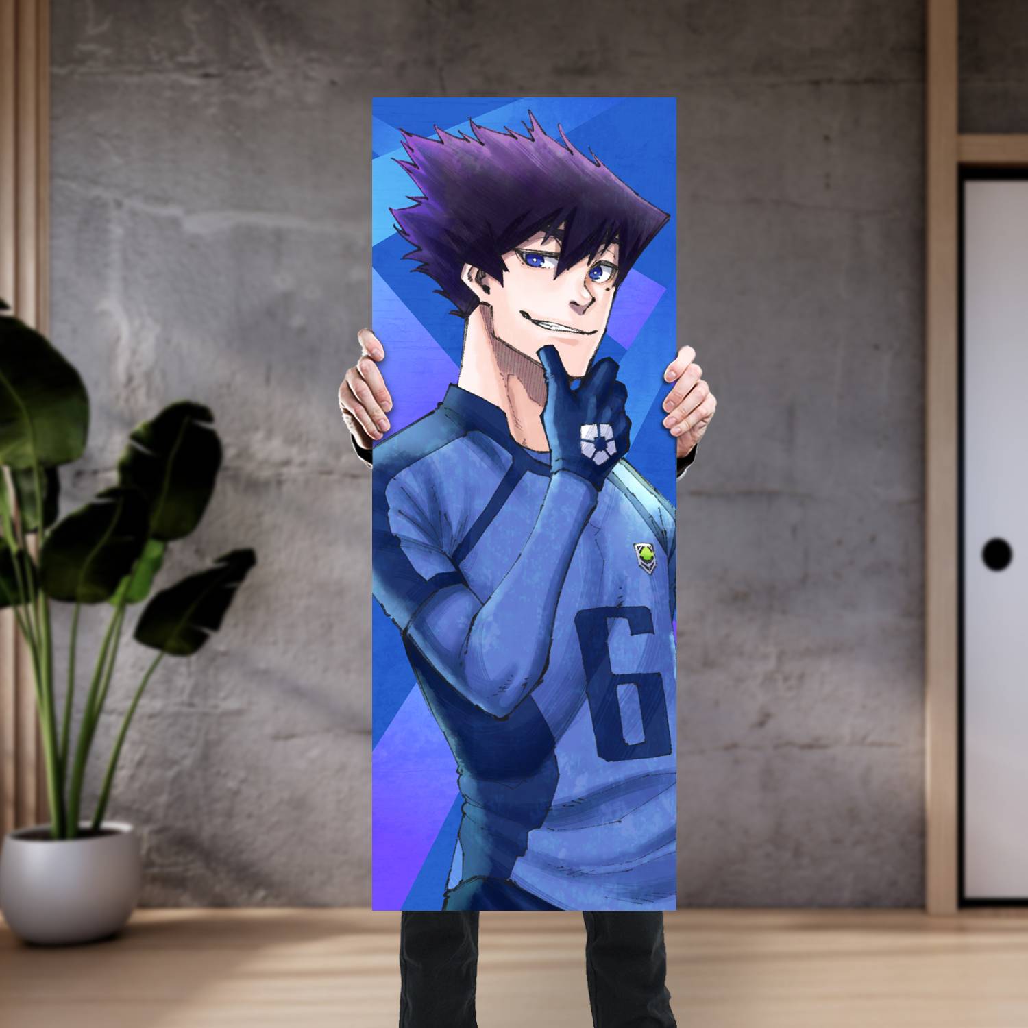 Cuadro grande 30x80cm Karasu Tabito Blue Lock