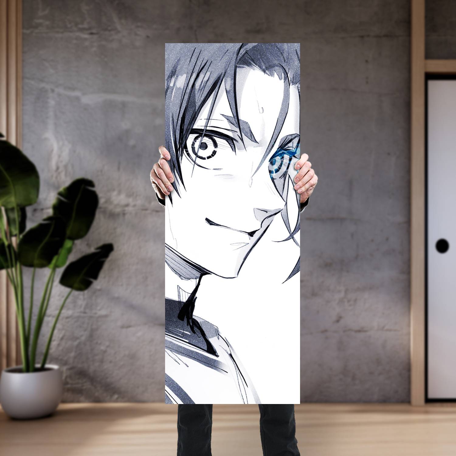 Cuadro grande 30x80cm Reo BL 037 Blue Lock