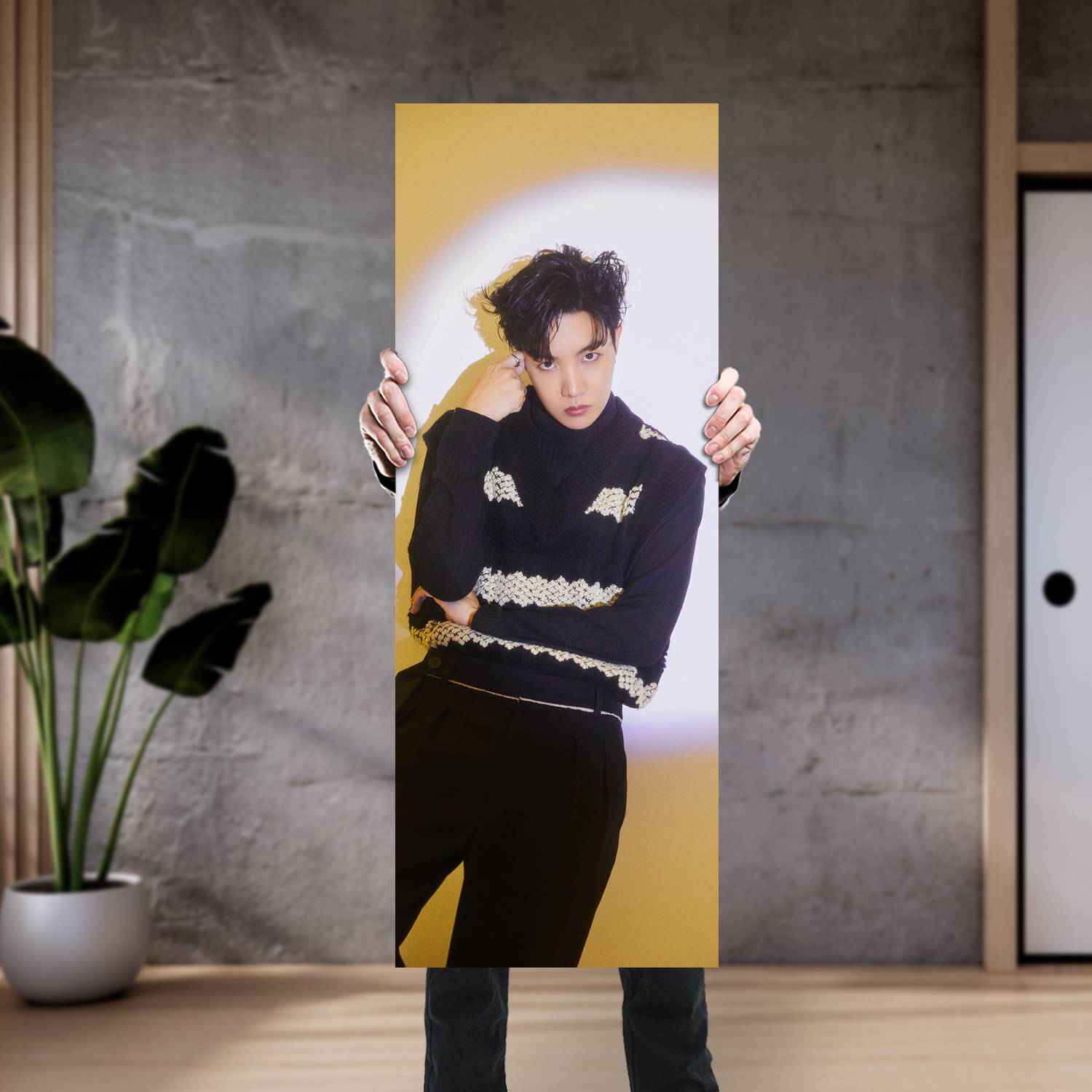 Cuadro grande 30x80cm J Hope BT 022 BTS