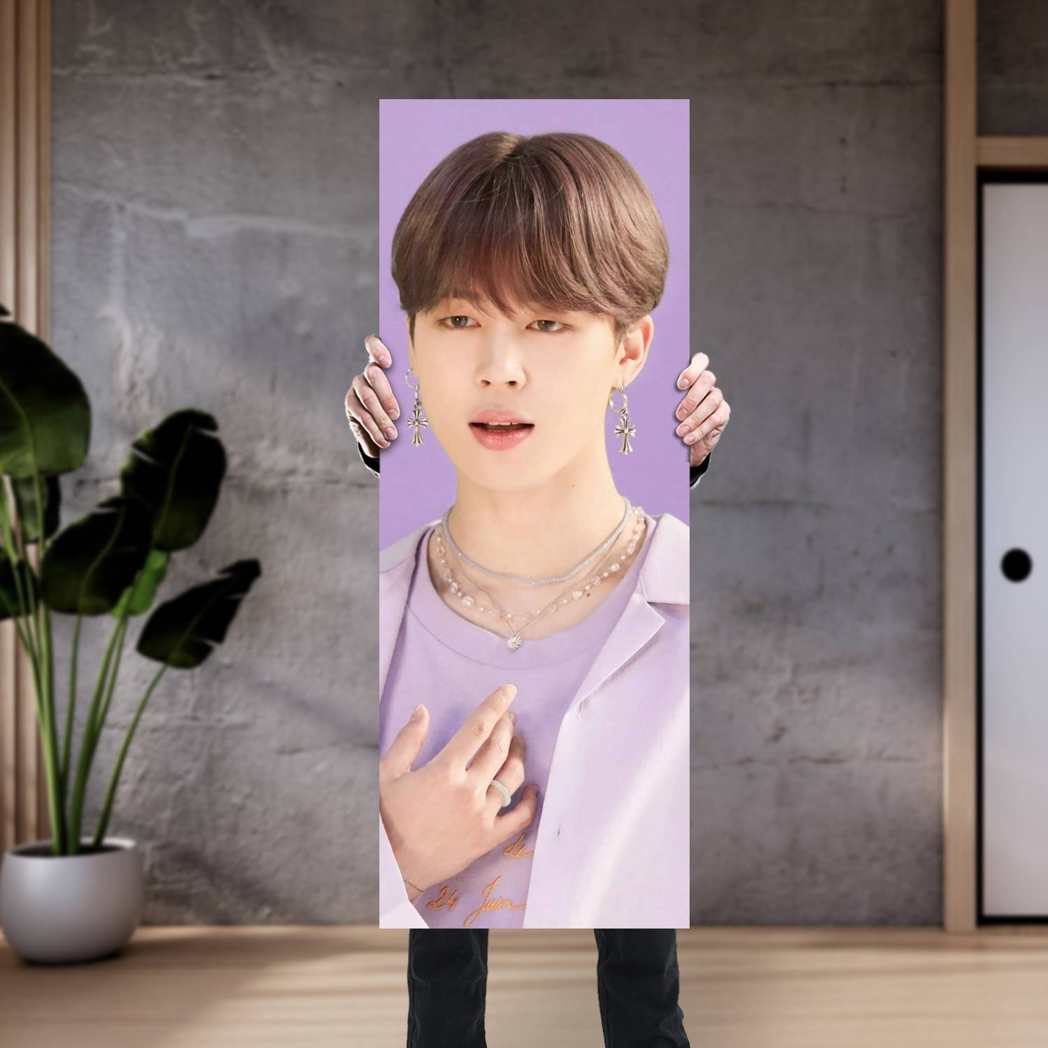 Cuadro grande 30x80cm Jimin BT 036 BTS