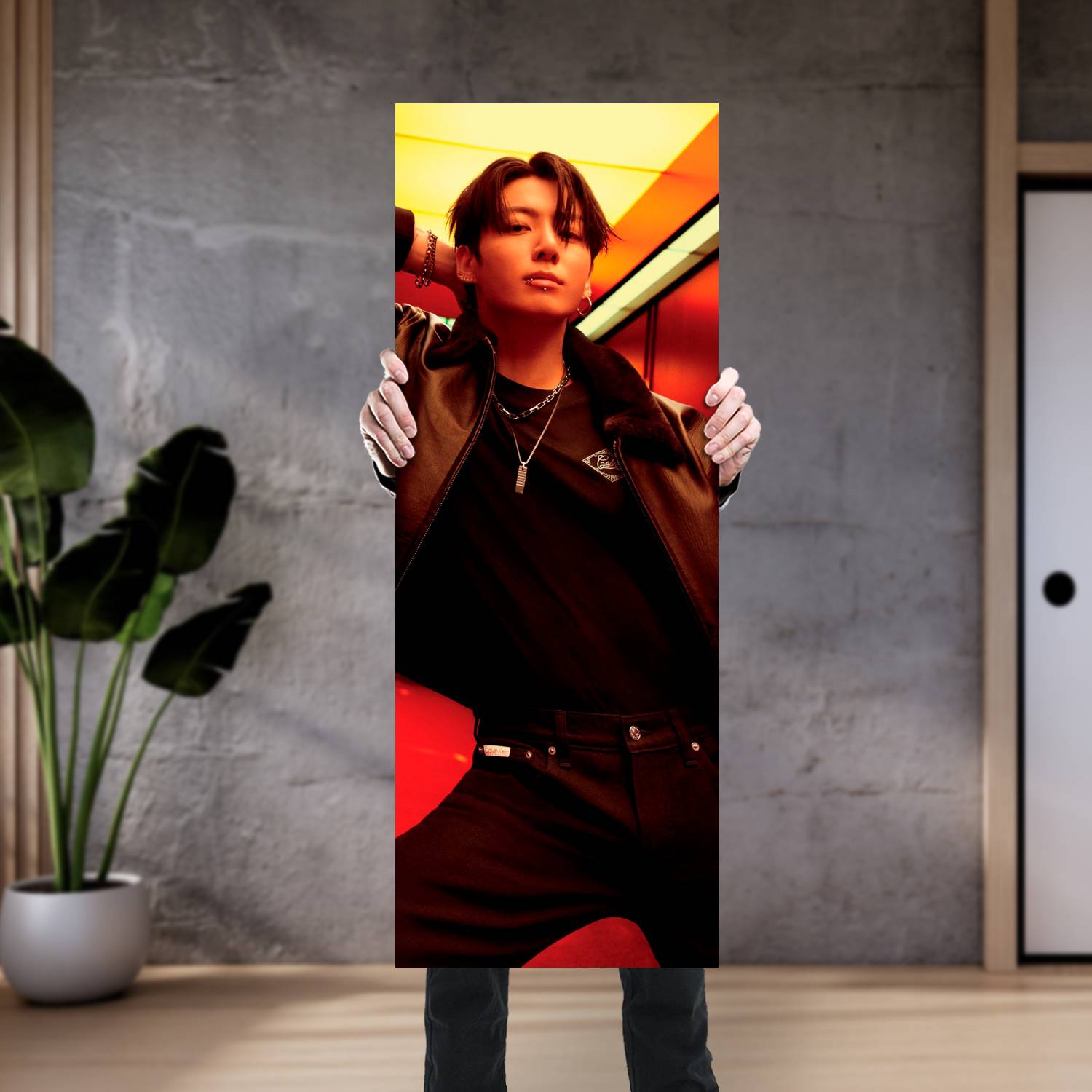 Cuadro grande 30x80cm Jung Kook BT 046 BTS