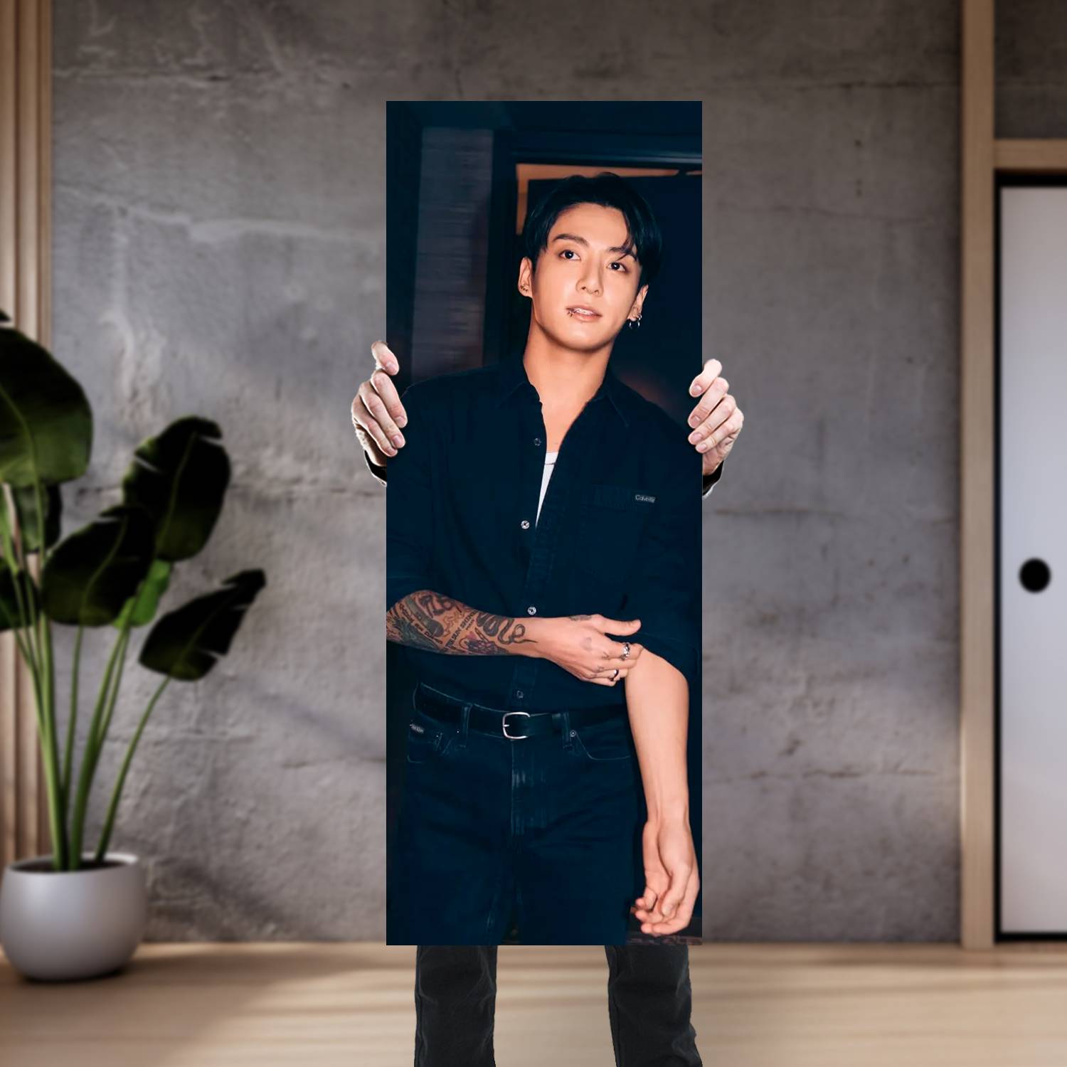 Cuadro grande 30x80cm Jung Kook BT 048 BTS