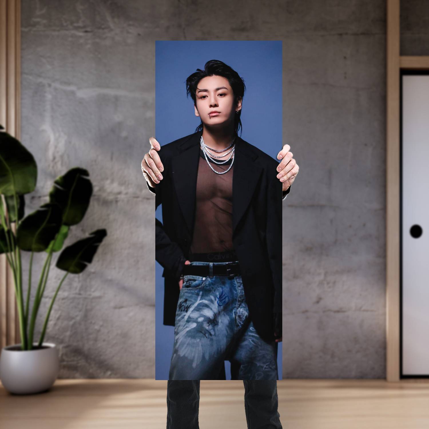 Cuadro grande 30x80cm Jung Kook BT 052 BTS
