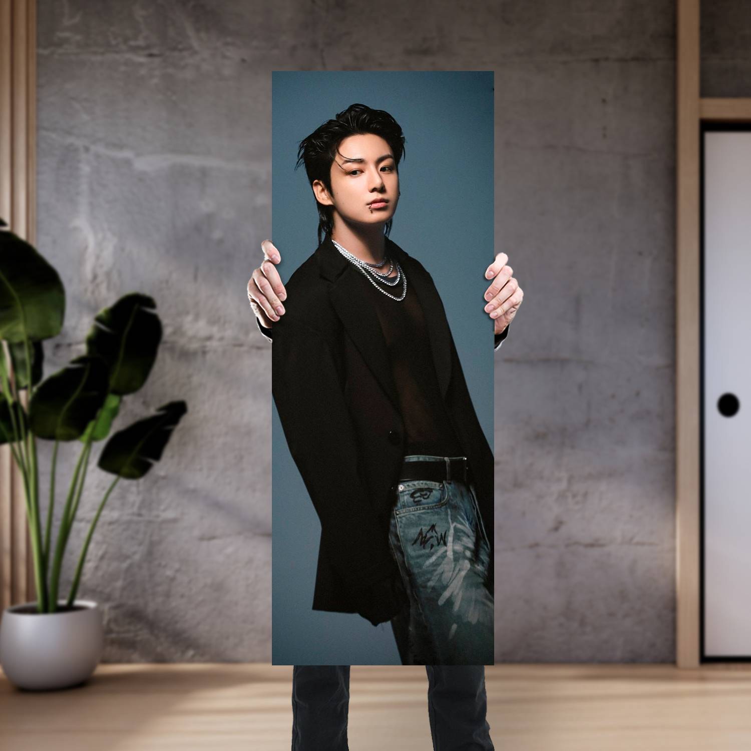 Cuadro grande 30x80cm Jung Kook BT 053 BTS