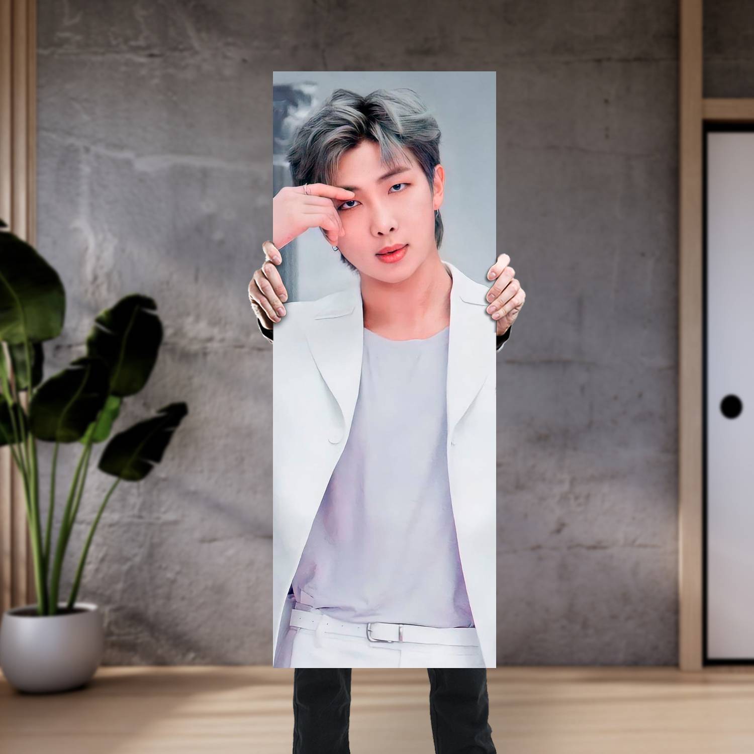 Cuadro grande 30x80cm Kim Namjoon RM BT 060 BTS