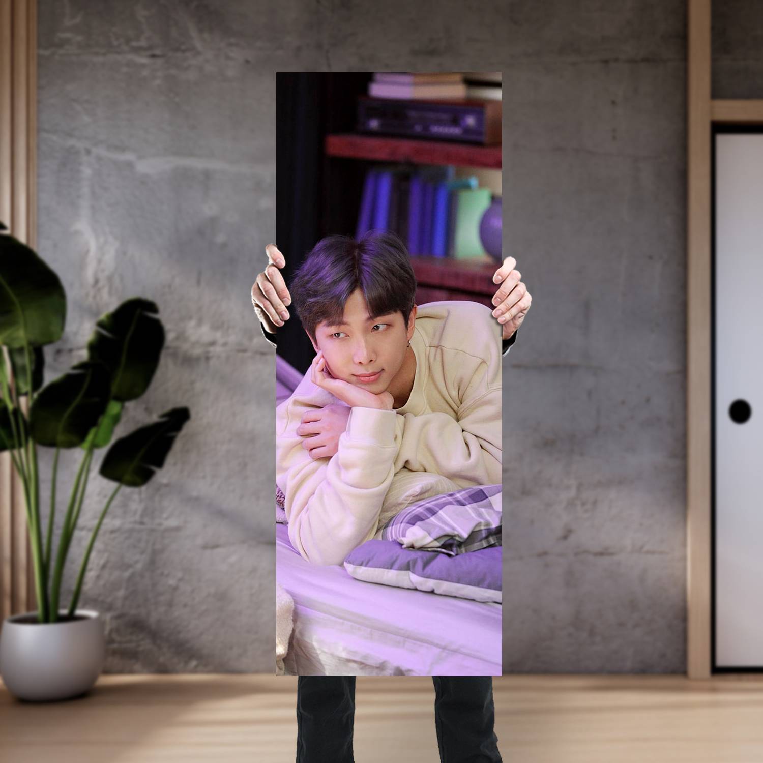 Cuadro grande 30x80cm Kim Namjoon RM BT 063 BTS