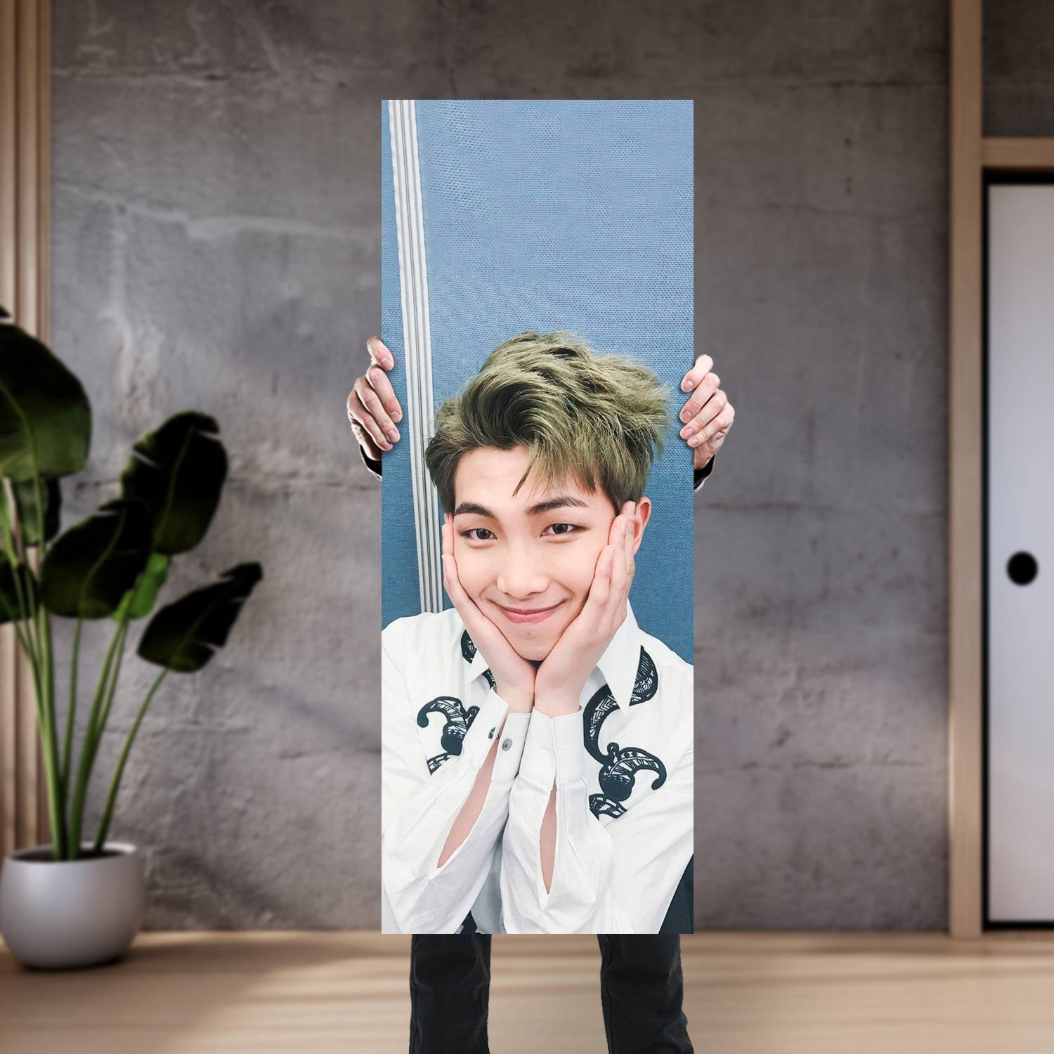 Cuadro grande 30x80cm Kim Namjoon RM BT 066 BTS