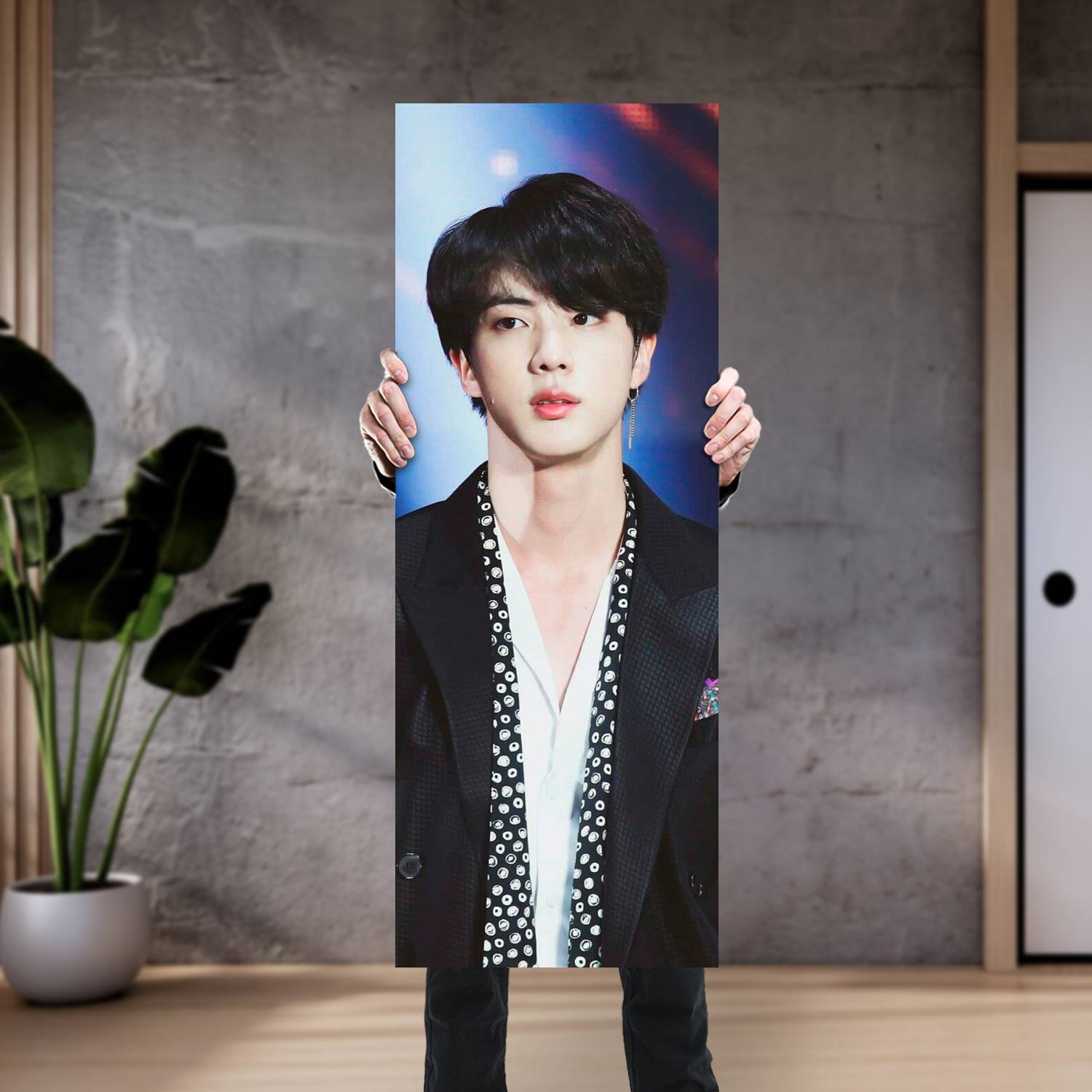 Cuadro grande 30x80cm Kim Seok Jin BT 067 BTS