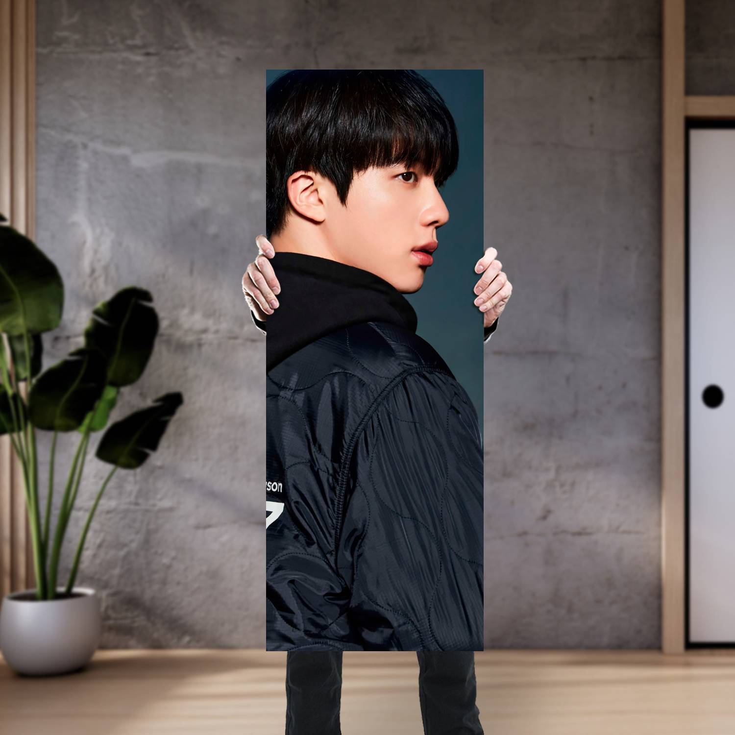 Cuadro grande 30x80cm Kim Seok Jin BT 068 BTS
