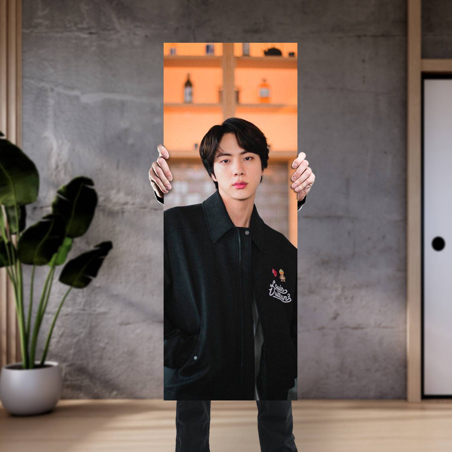 Cuadro grande 30x80cm Kim Seok Jin BT 069 BTS