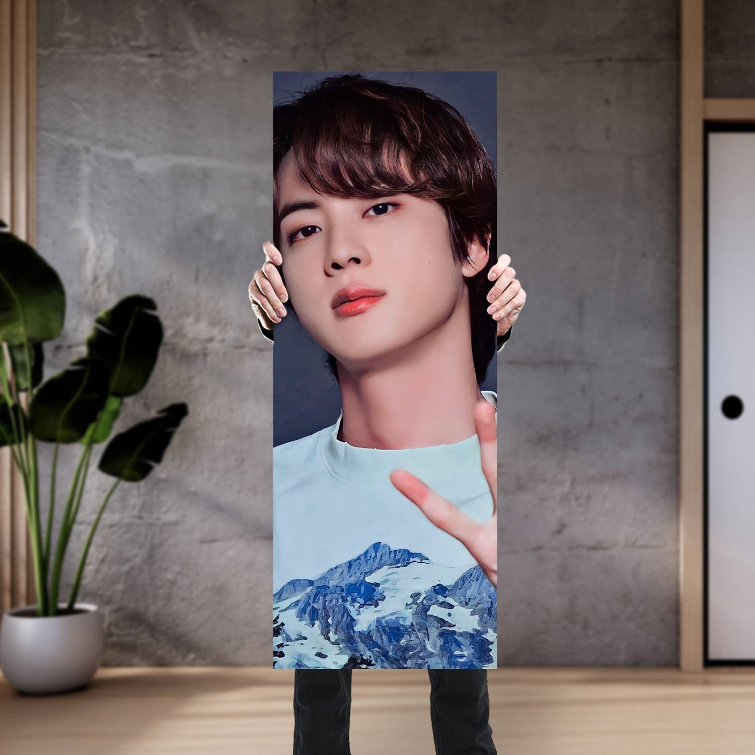 Cuadro grande 30x80cm Kim Seok Jin BT 071 BTS