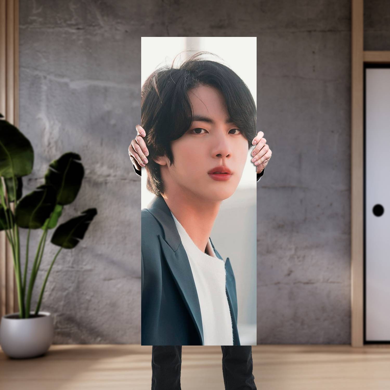 Cuadro grande 30x80cm Kim Seok Jin BT 073 BTS