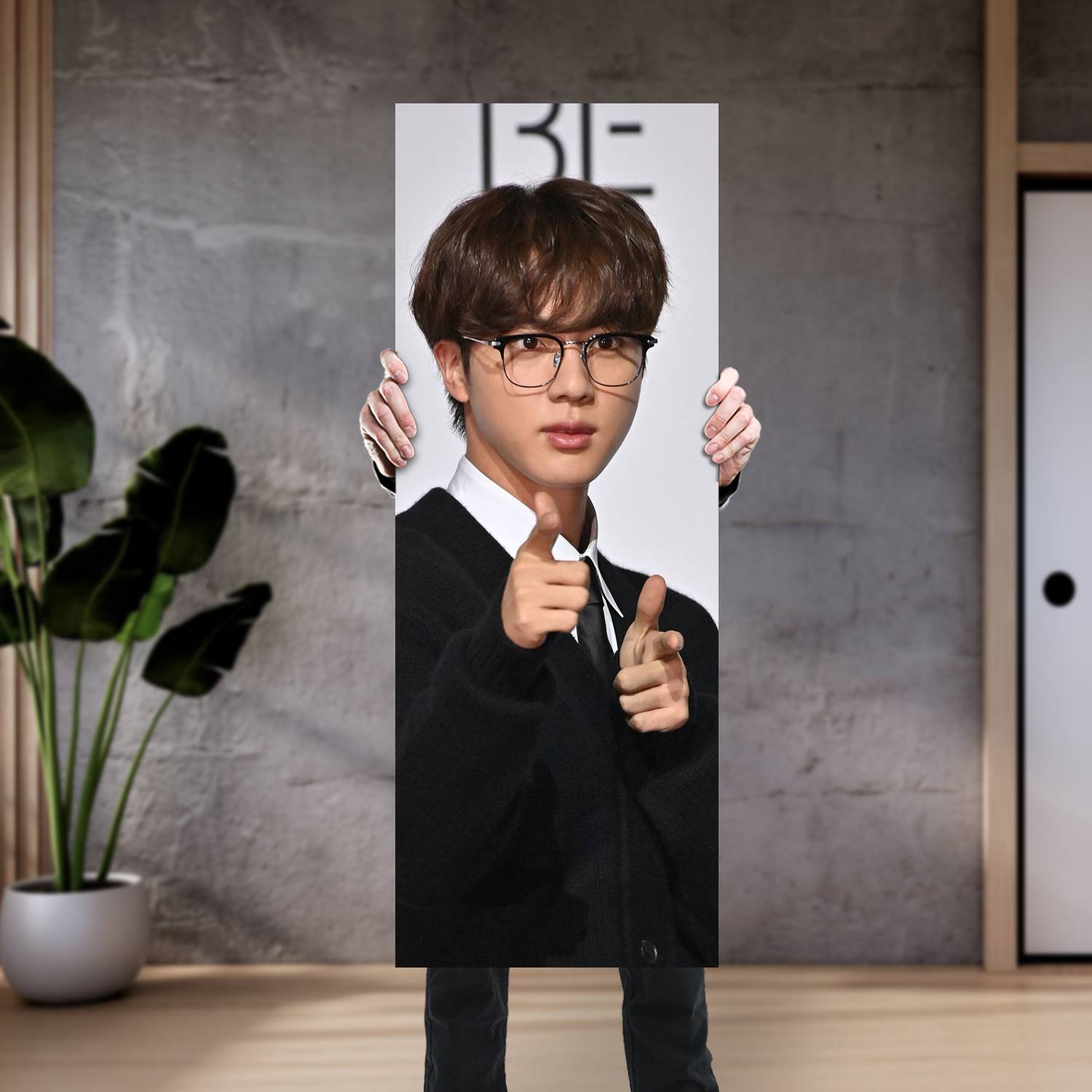 Cuadro grande 30x80cm Kim Seok Jin BT 074 BTS