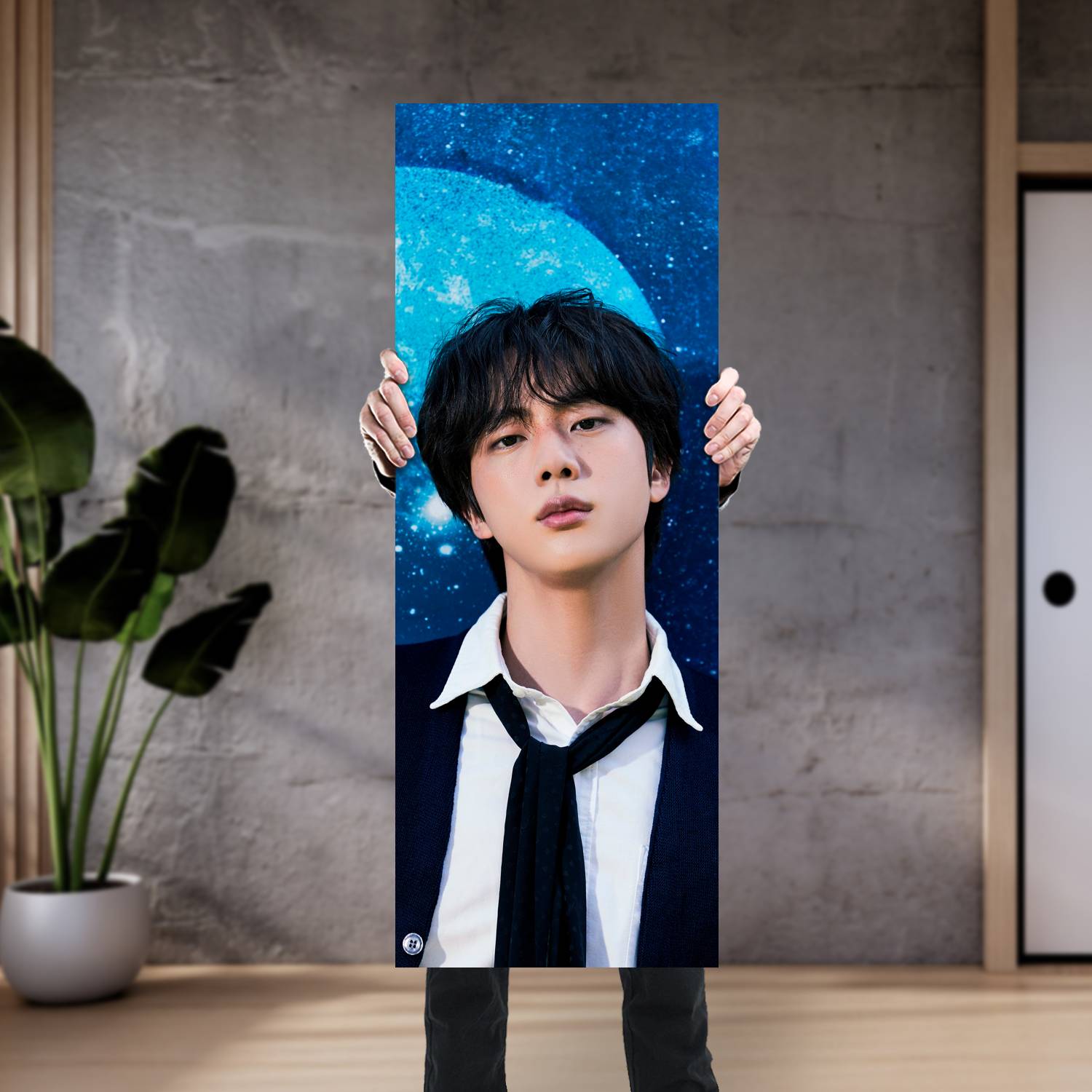 Cuadro grande 30x80cm Kim Seok Jin BT 077 BTS