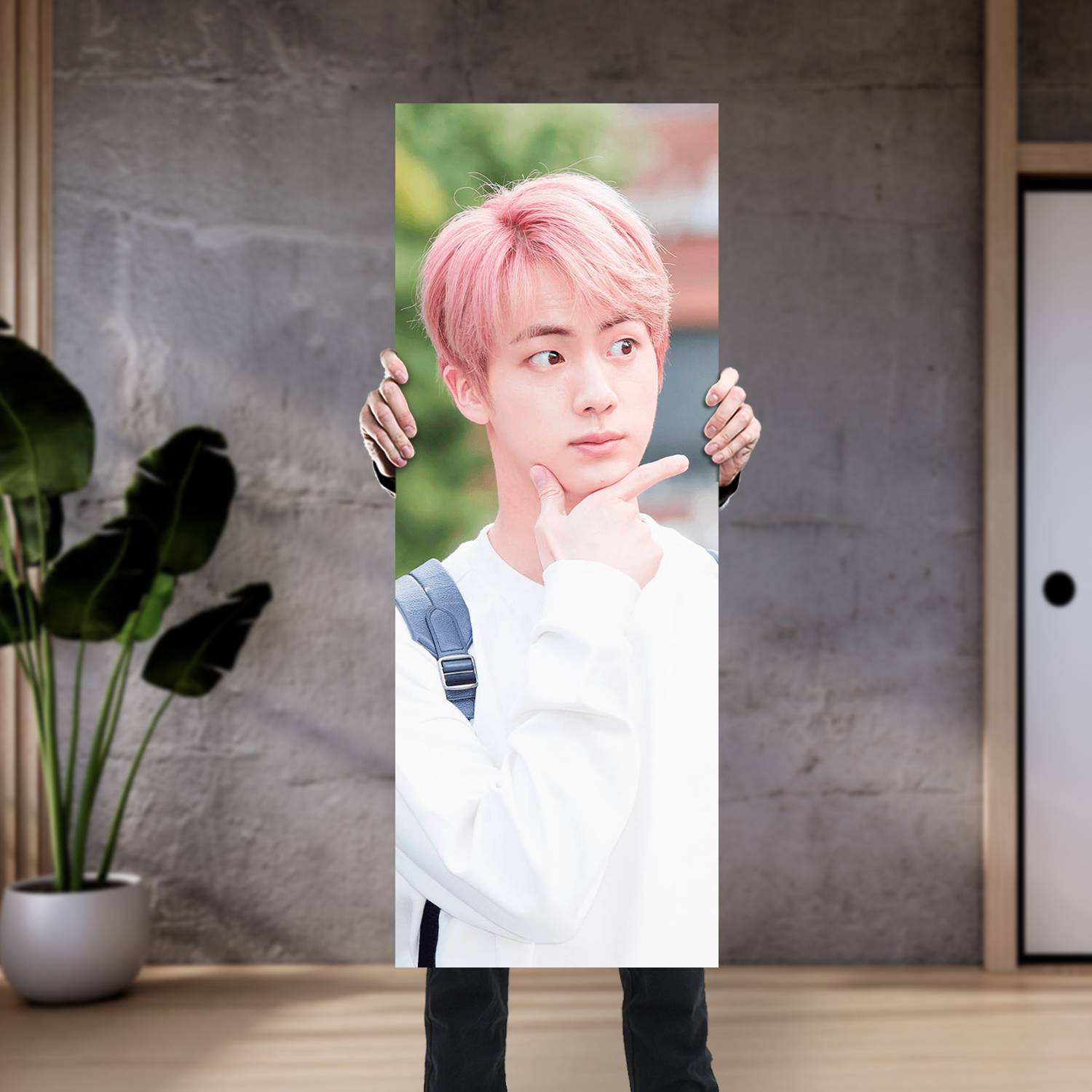 Cuadro grande 30x80cm Kim Seok Jin BT 078 BTS