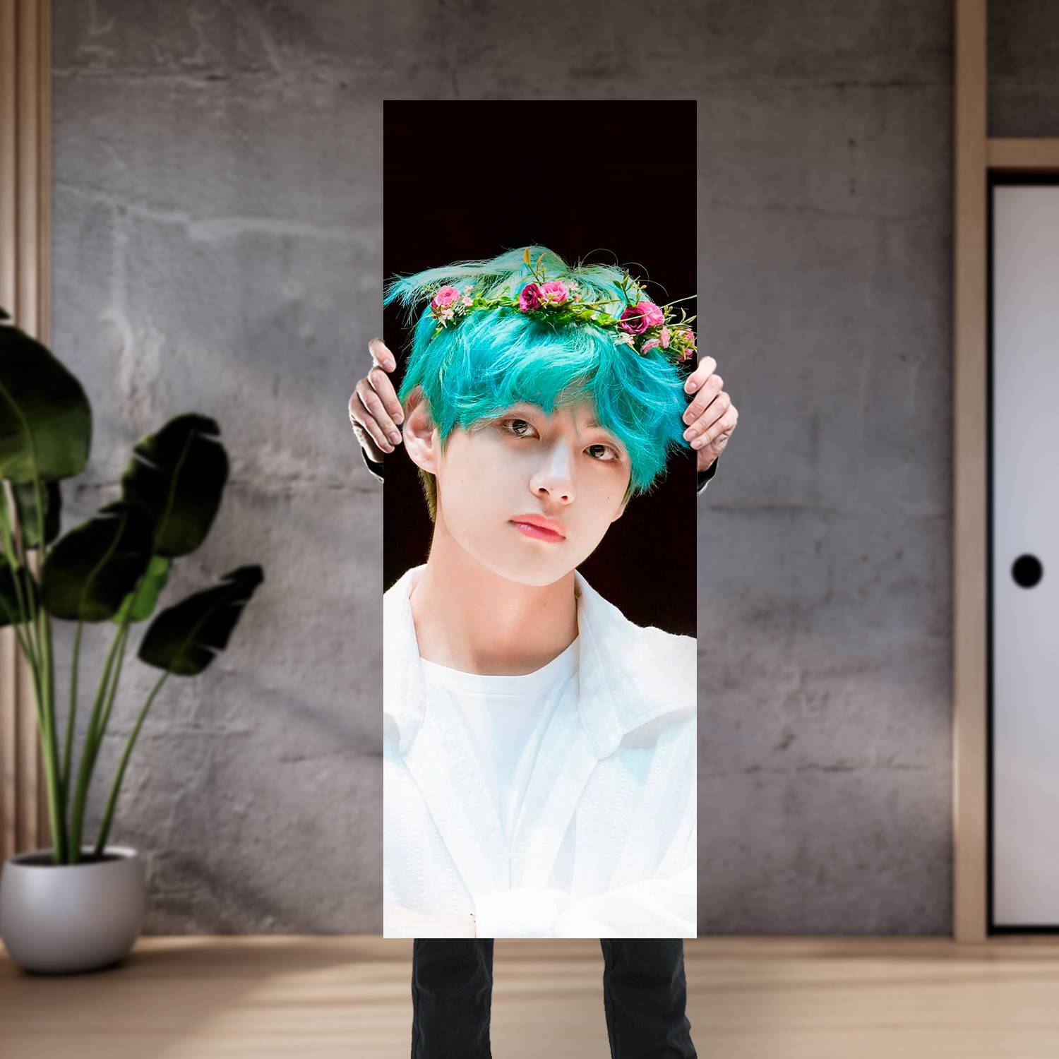 Cuadro grande 30x80cm Kim Tae Hyung V BT 082 BTS