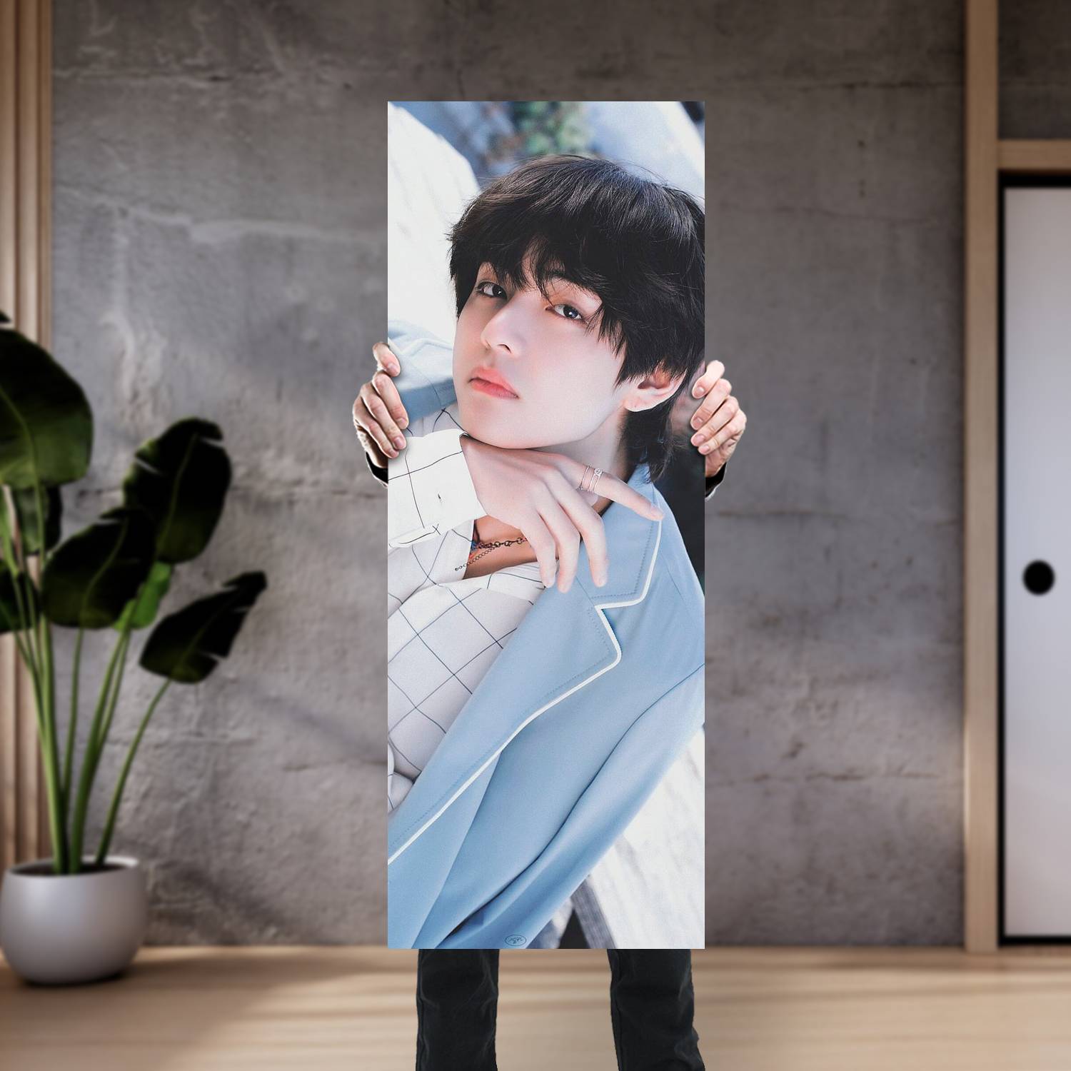 Cuadro grande 30x80cm Kim Tae Hyung V BT 083 BTS