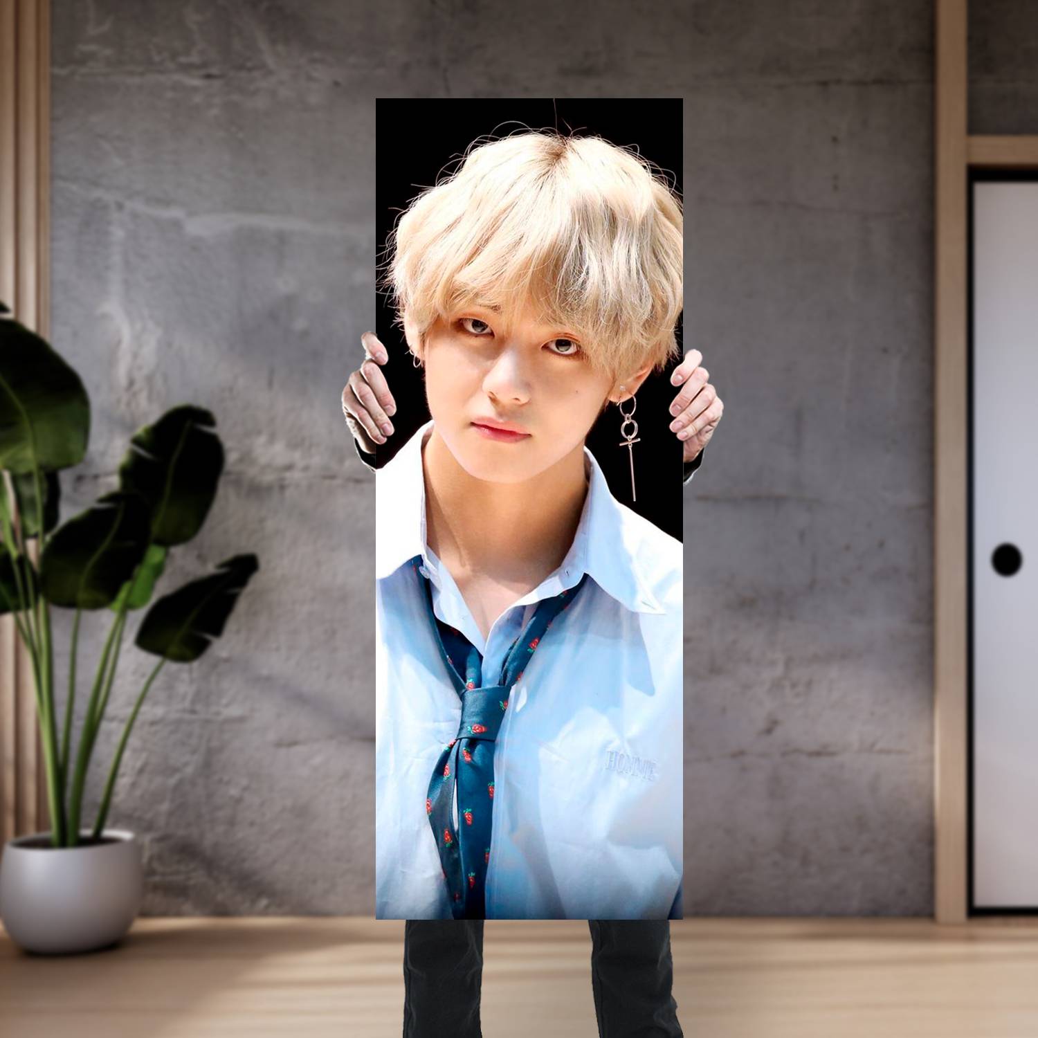 Cuadro grande 30x80cm Kim Tae Hyung V BT 085 BTS