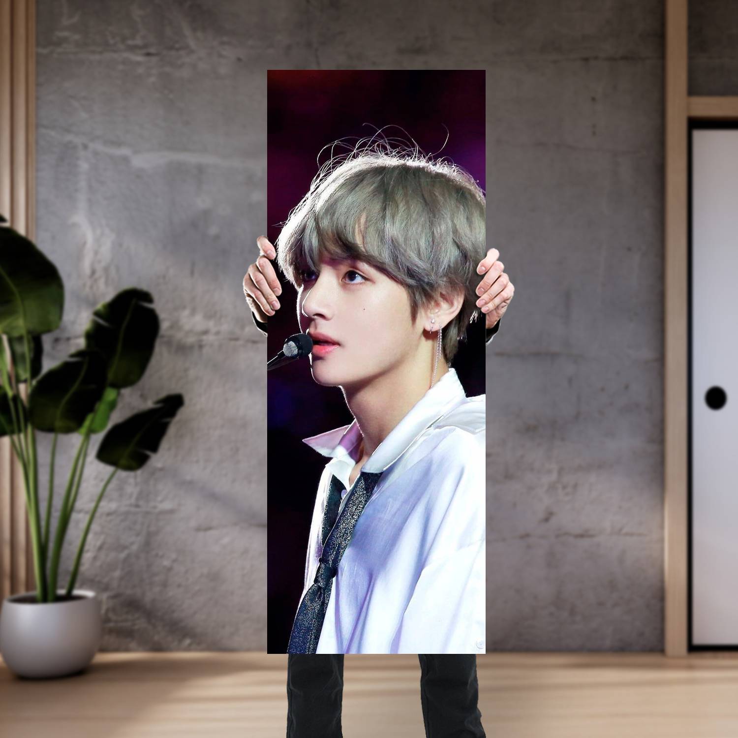 Cuadro grande 30x80cm Kim Tae Hyung V BT 086 BTS