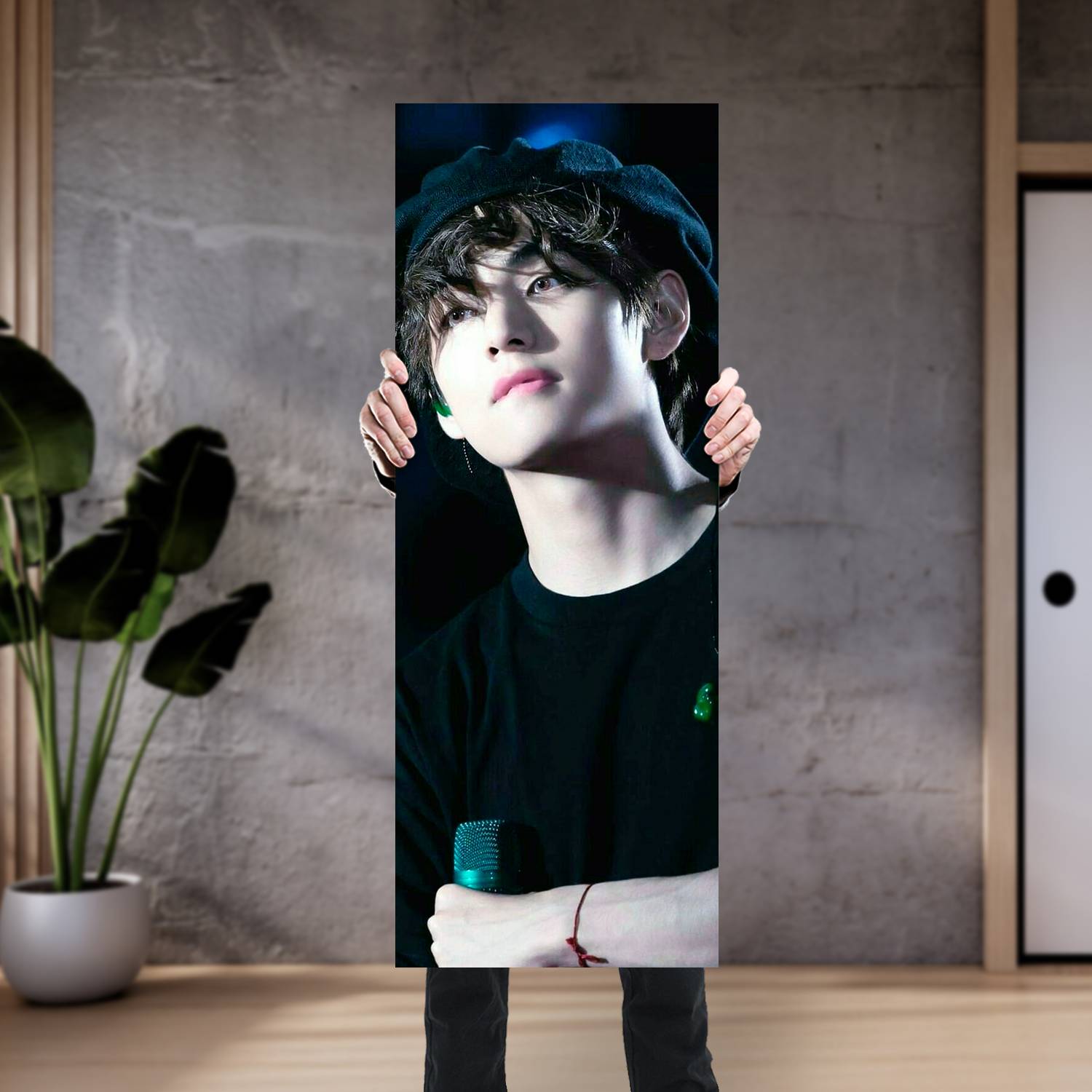 Cuadro grande 30x80cm Kim Tae Hyung V BT 087 BTS