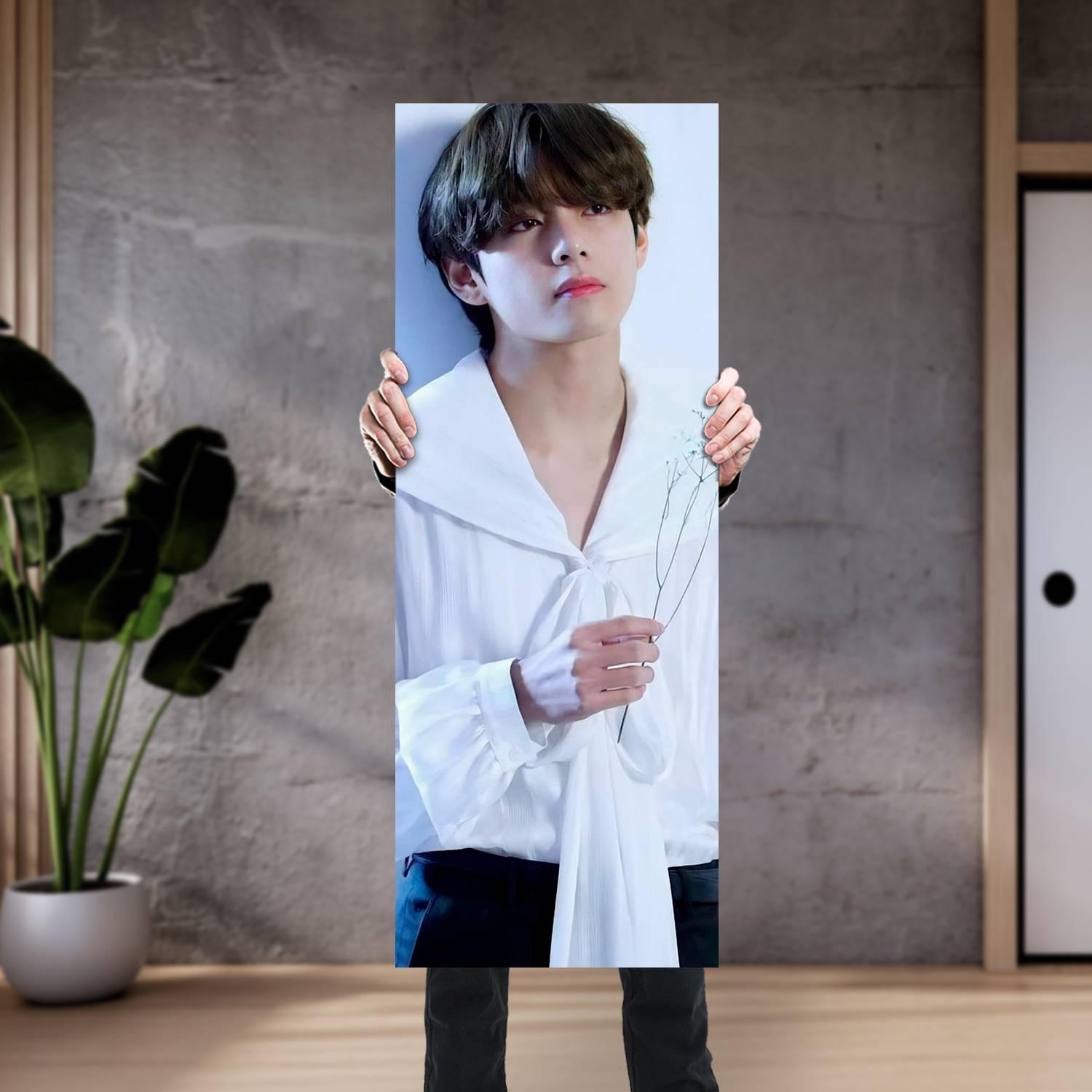 Cuadro grande 30x80cm Kim Tae Hyung V BT 088 BTS