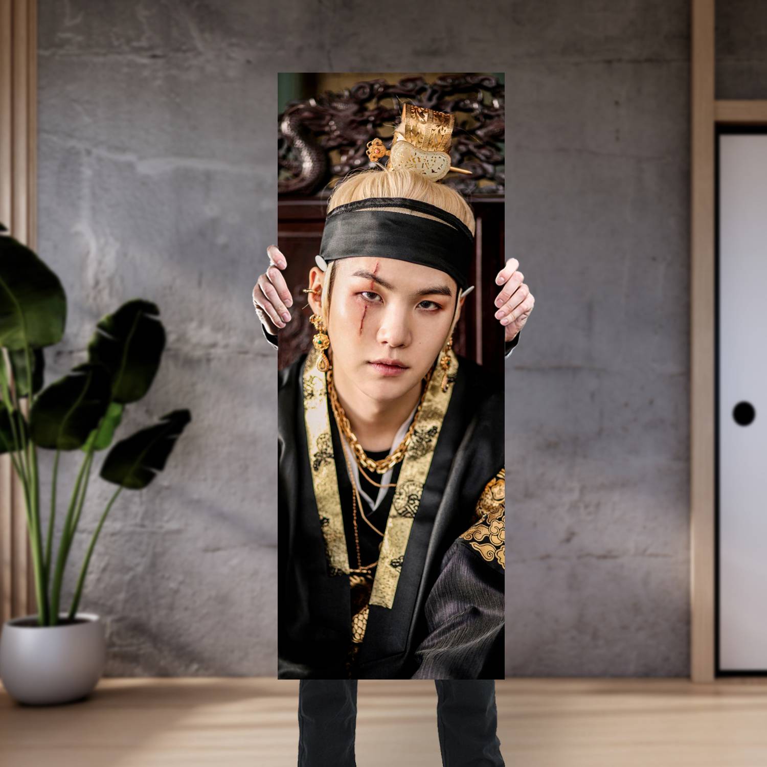 Cuadro grande 30x80cm Suga BT 094 BTS